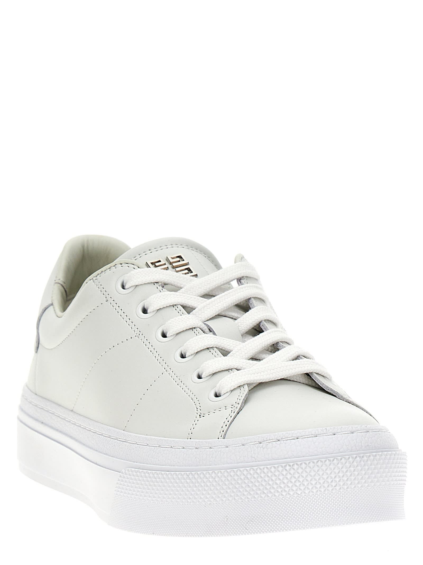 Shop Givenchy City Sport Sneakers In Bianco