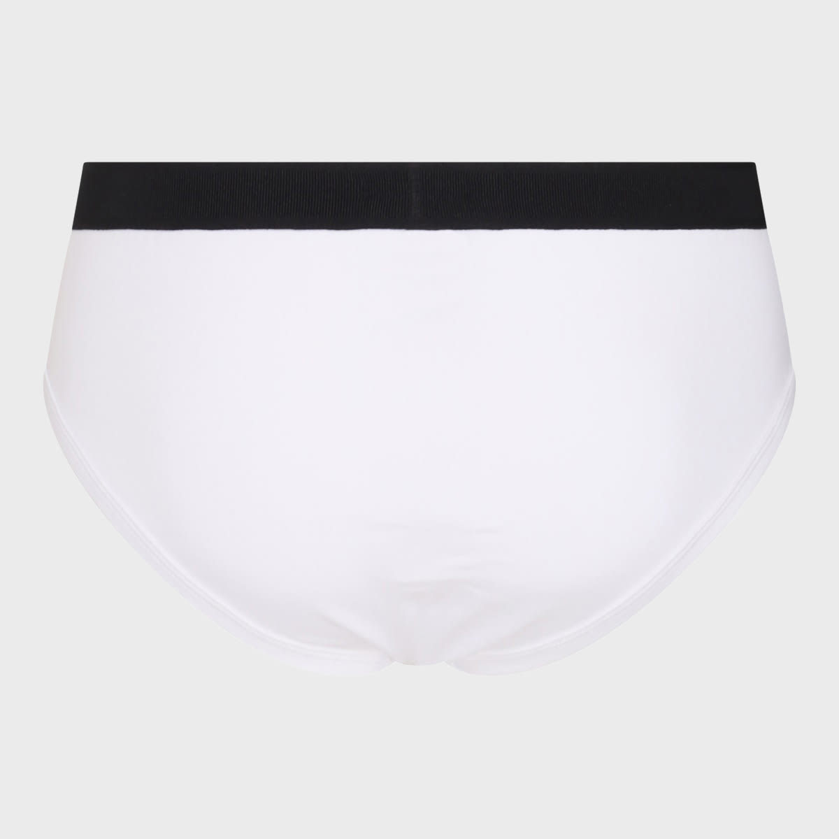 Shop Tom Ford Grey And White Cotton Logo Two Pack Briefs