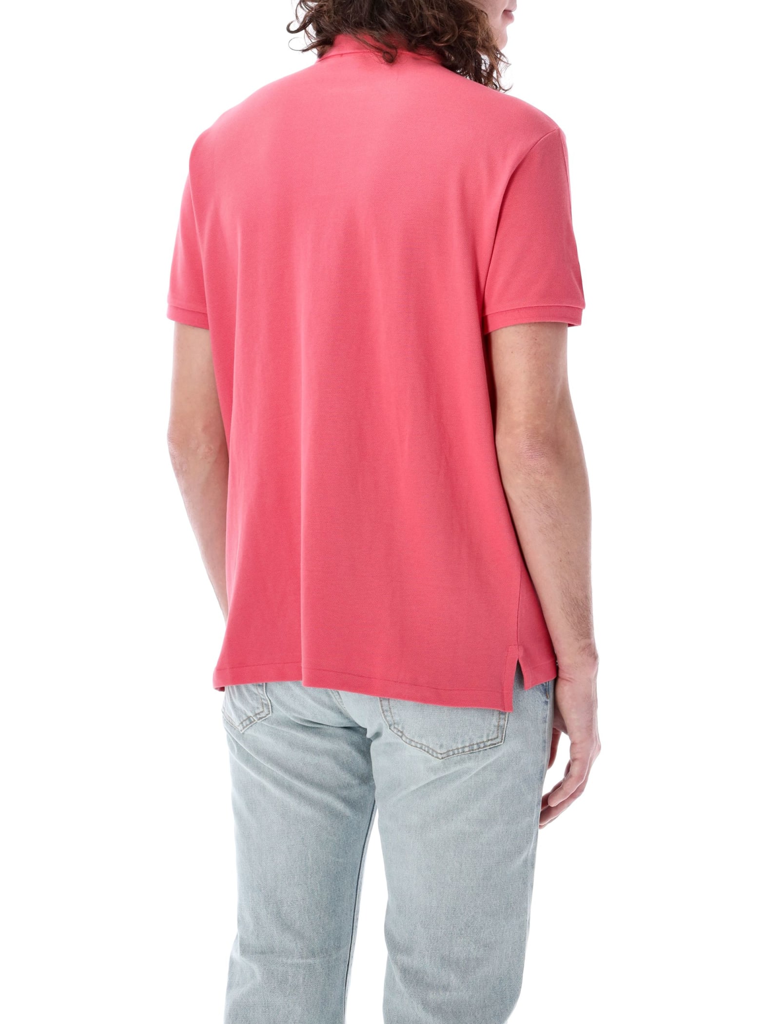 Shop Polo Ralph Lauren Classic Custom T-shirt In Pale Red