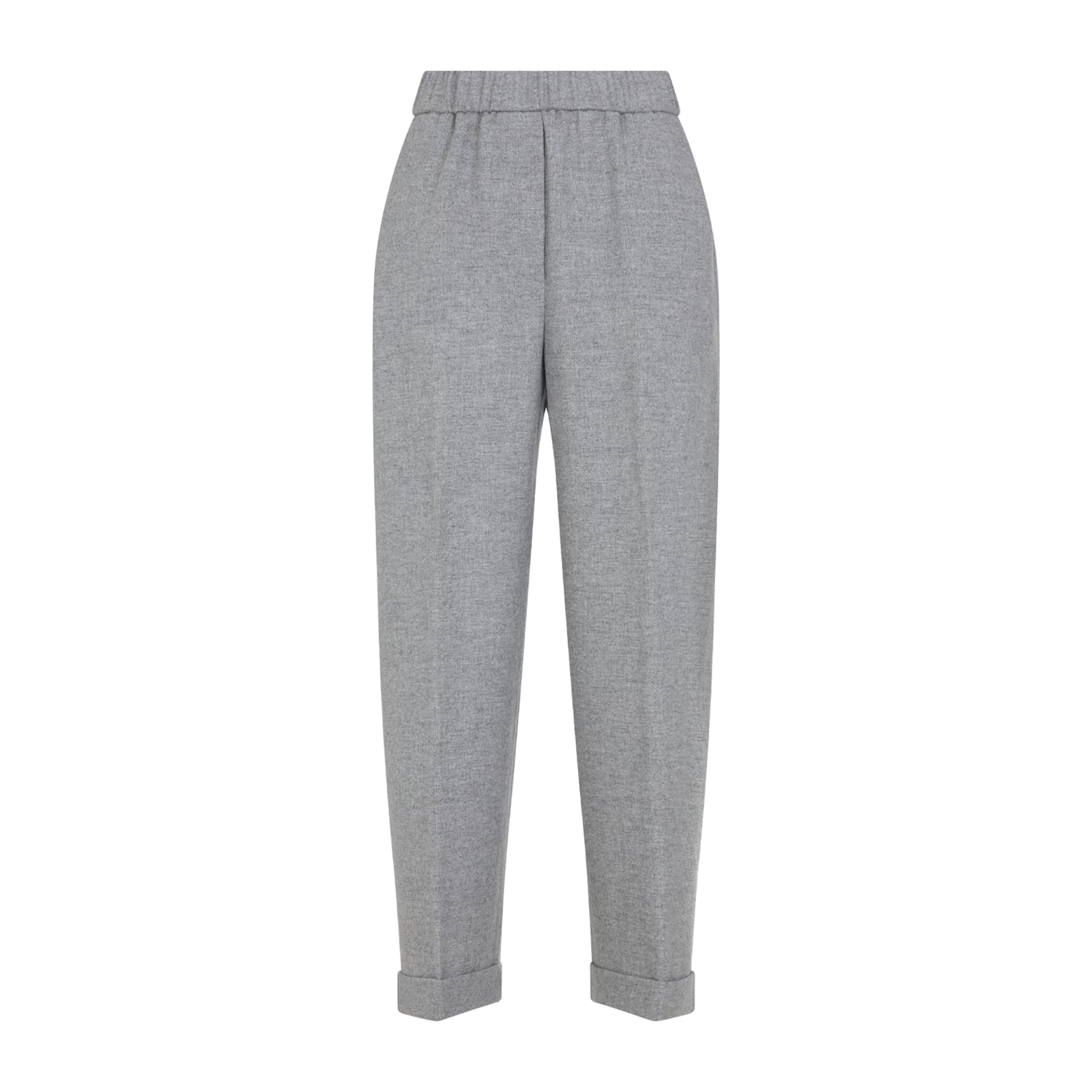 Peserico Punto Luce-trim Trousers In Gray