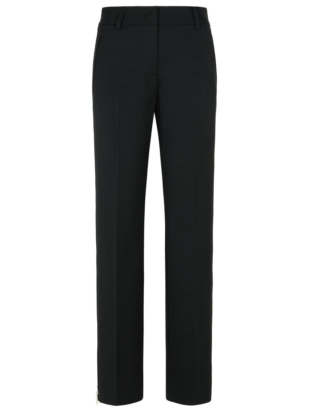 MSGM Black Polyester Pants