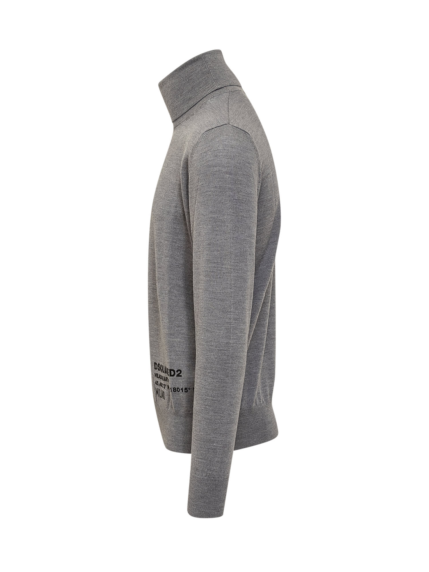 Shop Dsquared2 Ceresio 9 Sweater In Shadow Grey