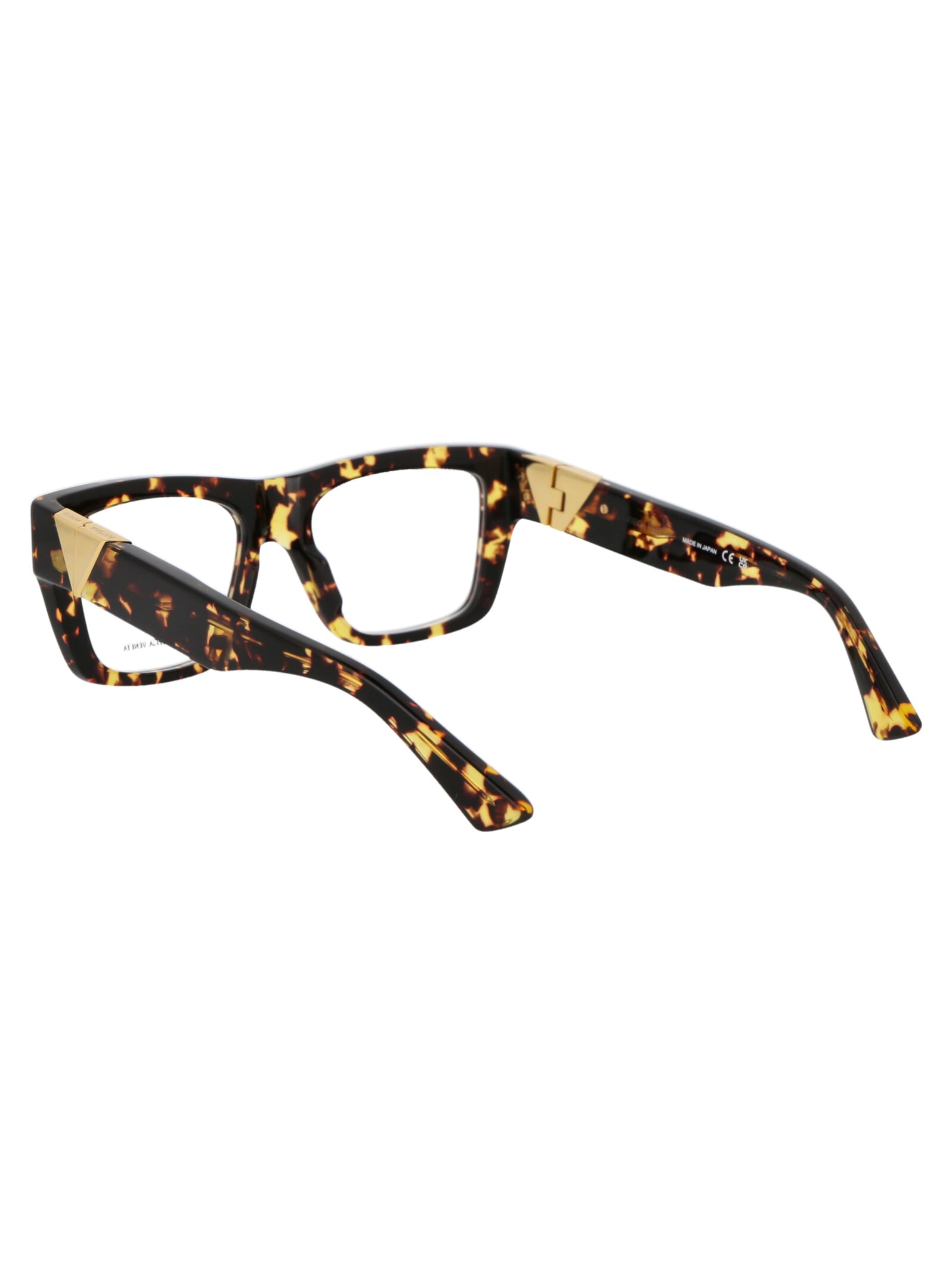 Shop Bottega Veneta Bv1180o Glasses In 002 Havana Havana Transparent