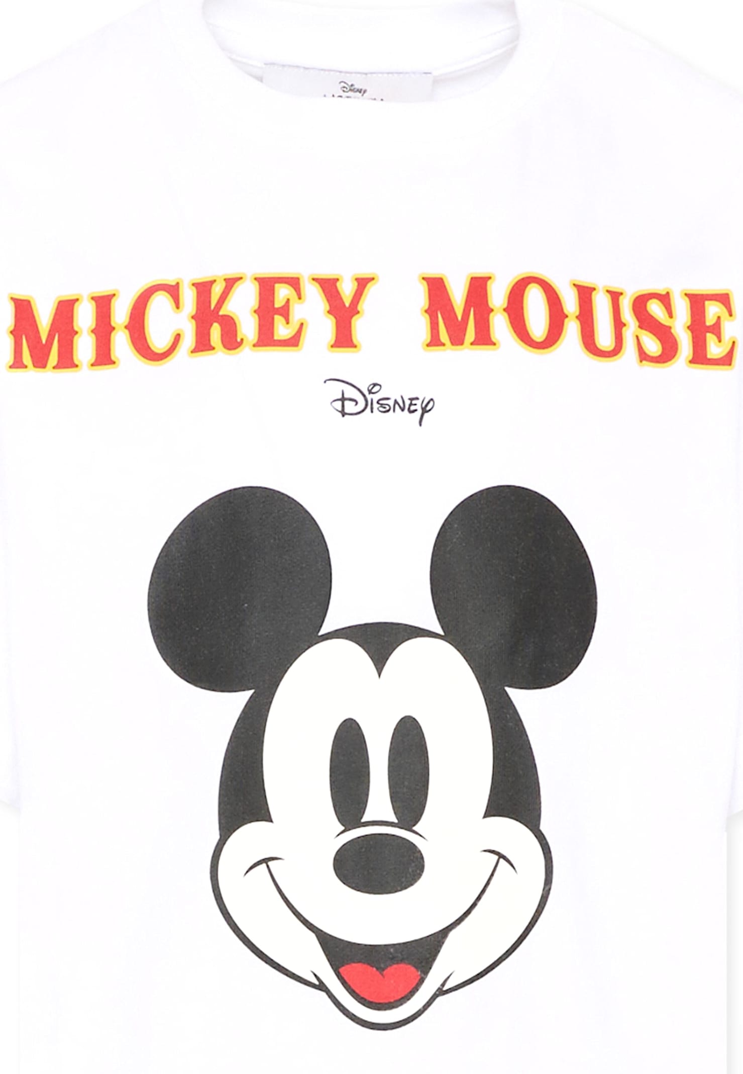 Marc Jacobs White T-shirt For Kids With Mickey Mouse In White