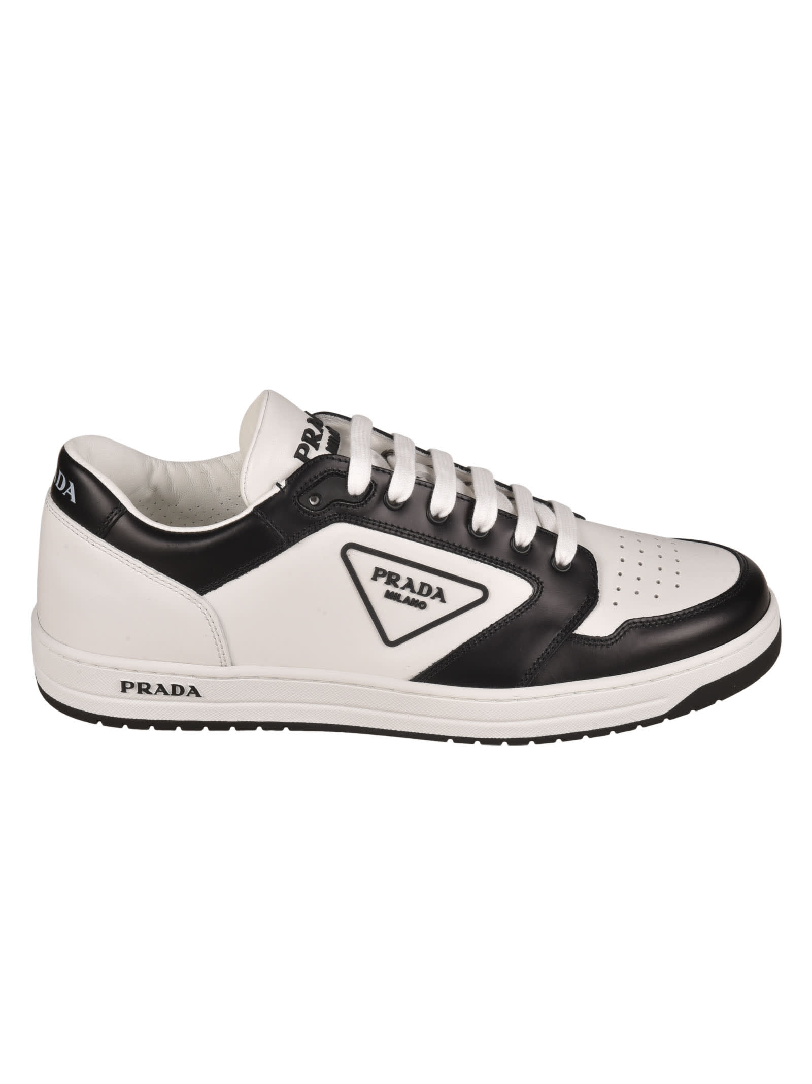 Prada Logo Perforated Sneakers