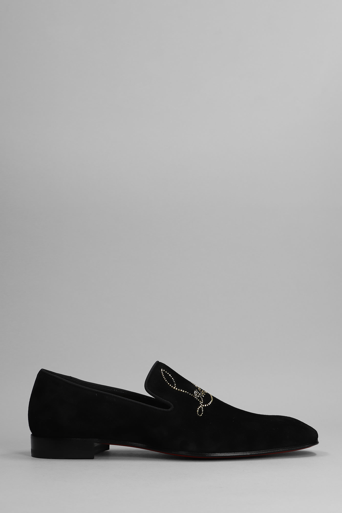 Navy Dandelion Lace Up Shoes In Black Suede