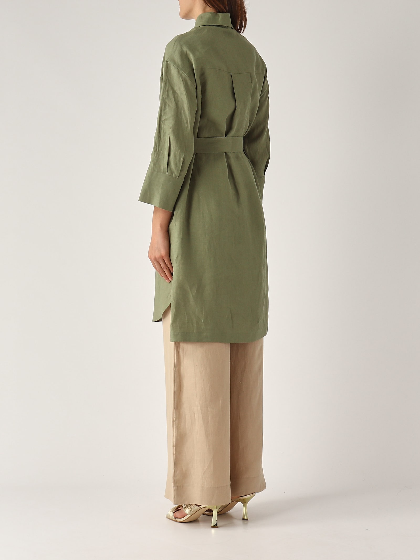 Gran Sasso Abitino M/l Con Cinta Dress In Green