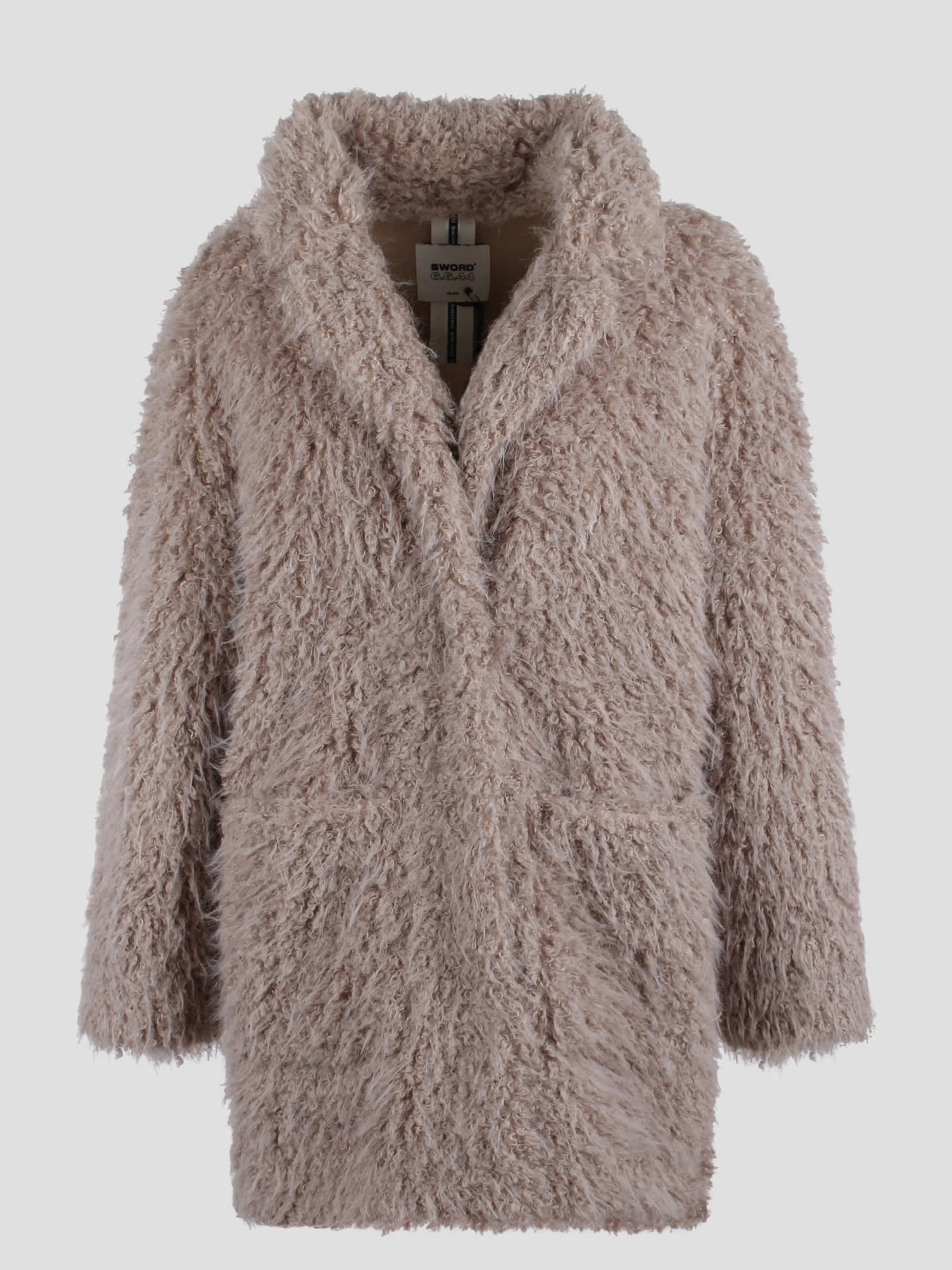 S. W.O. R.D 6.6.44 S. w.o. r.d. 6644 Faux-fur Coat