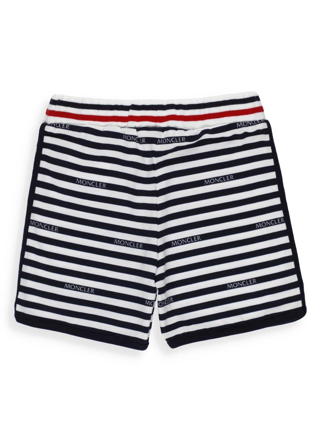 Moncler Logo Stripe Print Shorts