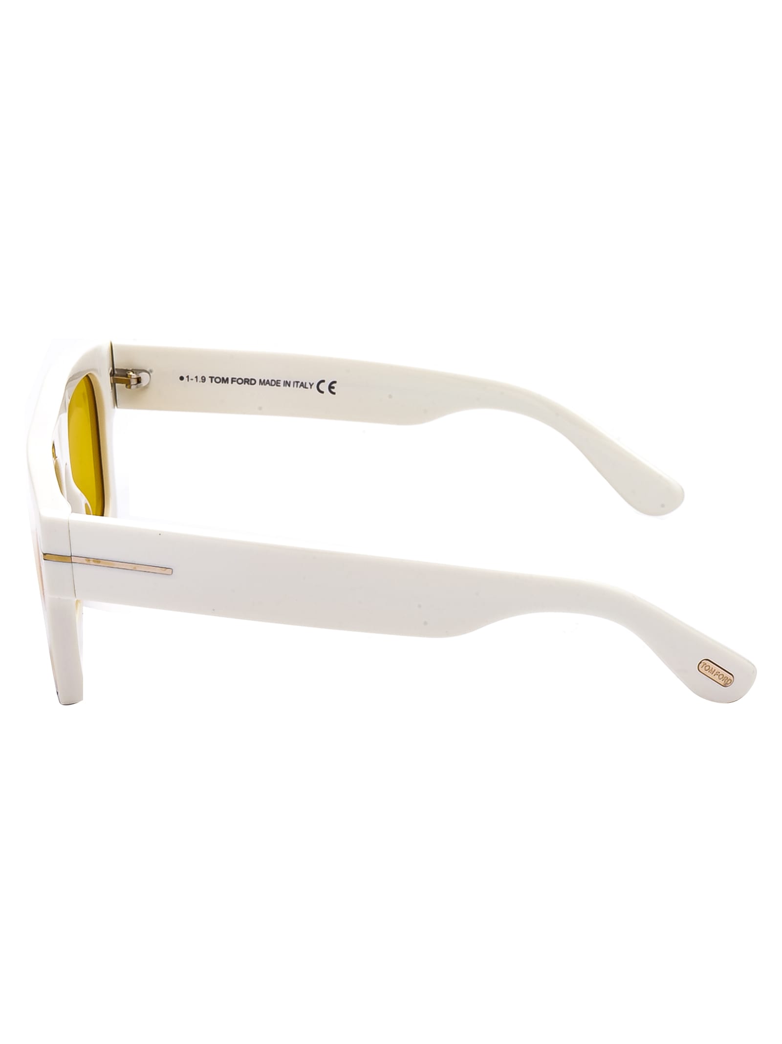 Shop Tom Ford Ft0711 Sunglasses In 25e Ivory