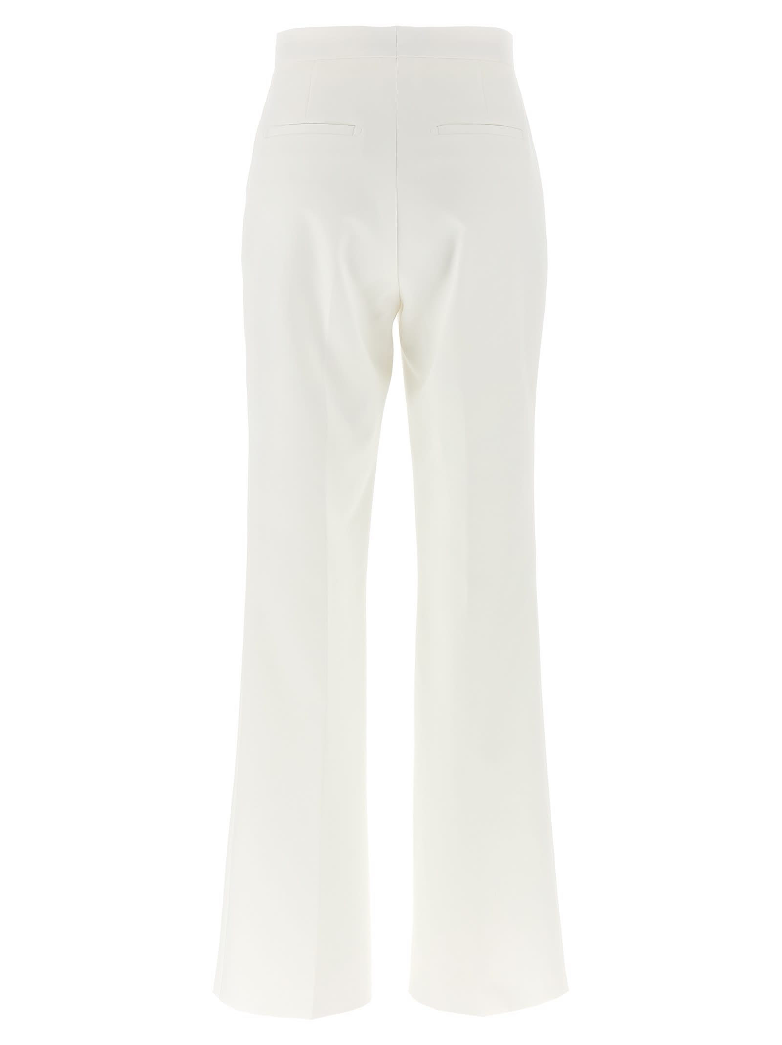Tagliatore 'alicya' Suit Double-breasted Flared Trousers In White