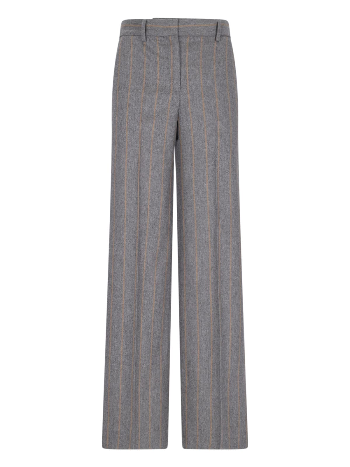 Incotex Pinstriped Straight Pants In Gray