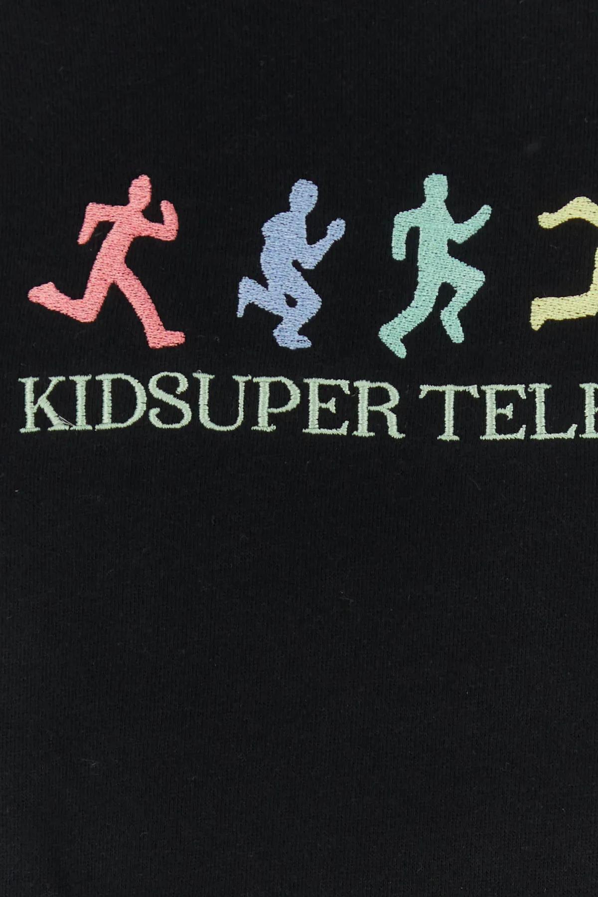 Shop Kidsuper Black Cotton Blend Sweatshirt