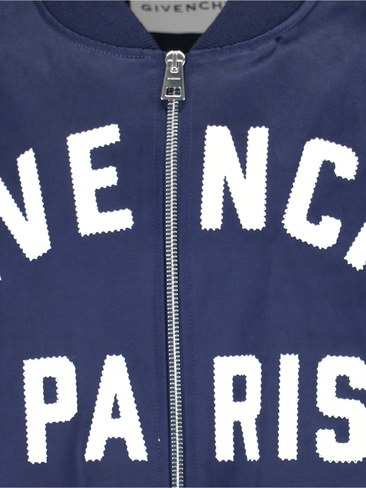 Givenchy Bomber Logo In Blue