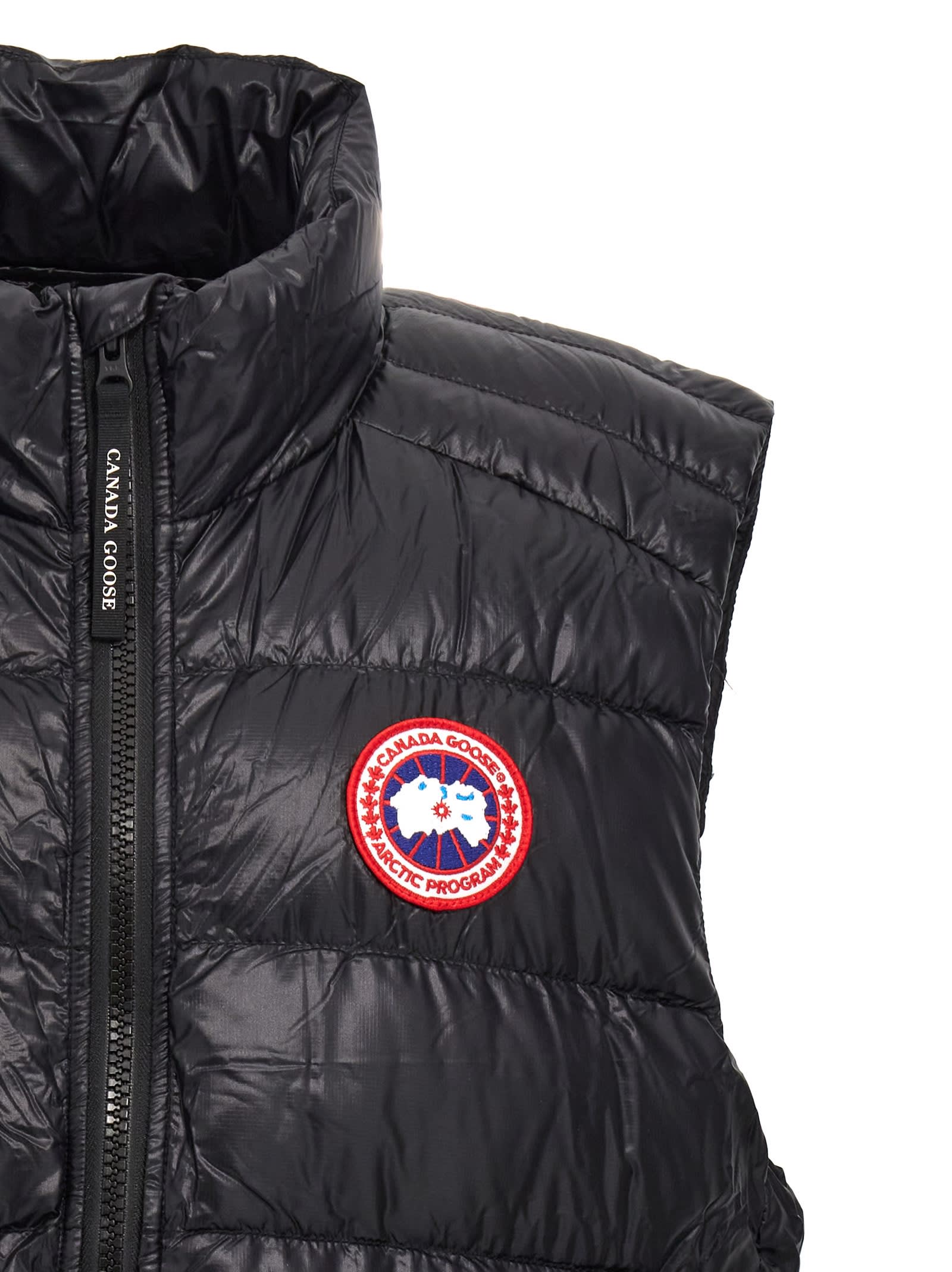 Shop Canada Goose Crofton Vest In Black