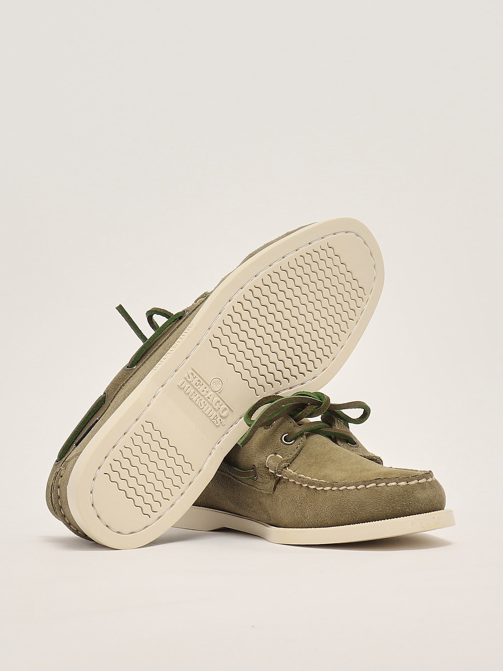 Sebago Portland Flesh Out Suede Loafers In Militare