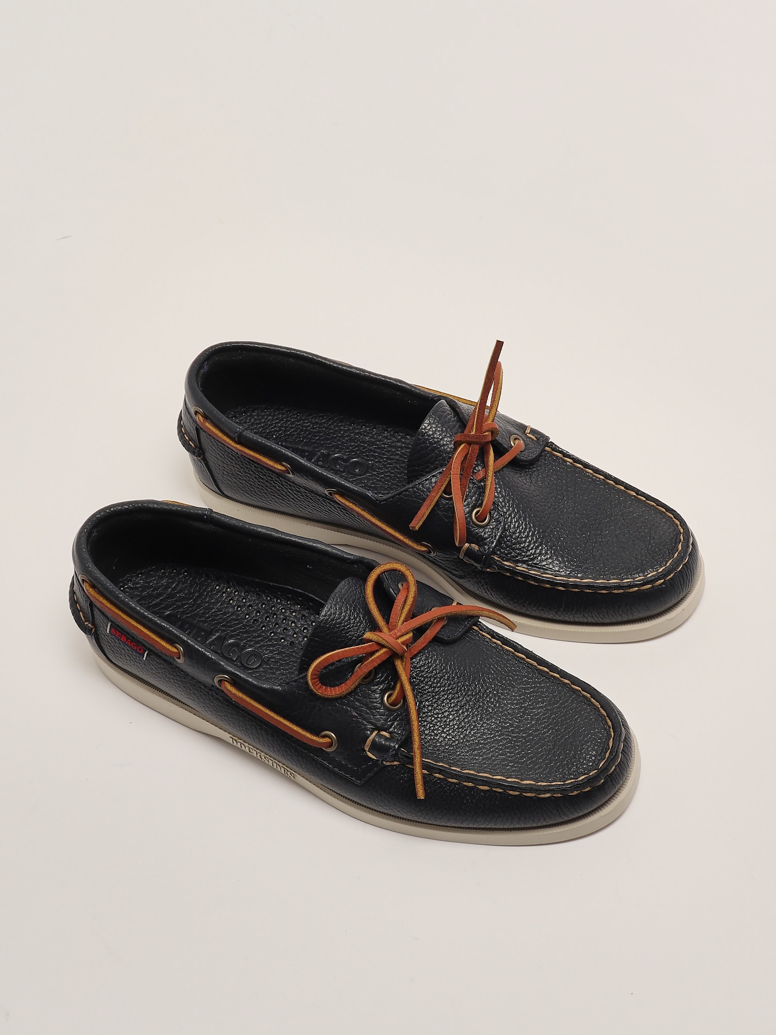 Sebago Portland Martellato Loafers In Black