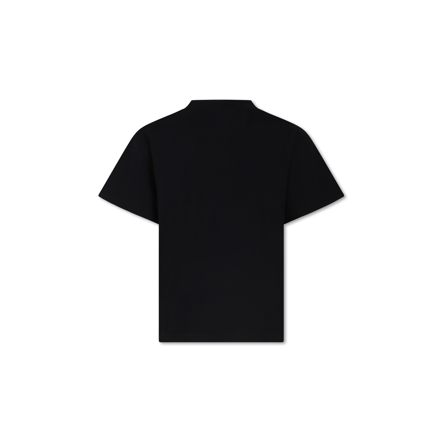 Shop Stella Mccartney Black T-shirt For Kids With Logo