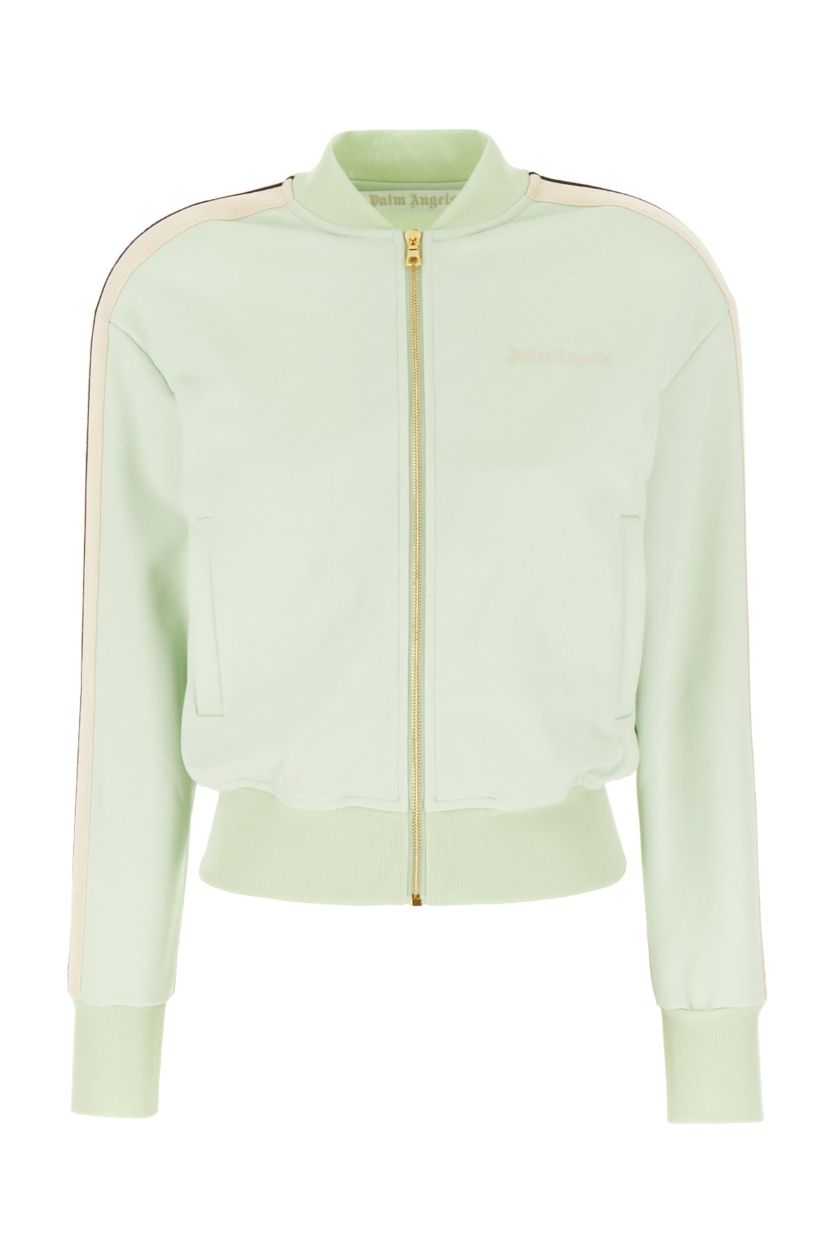 Shop Palm Angels Mint Green Polyester Sweatshirt In 5103