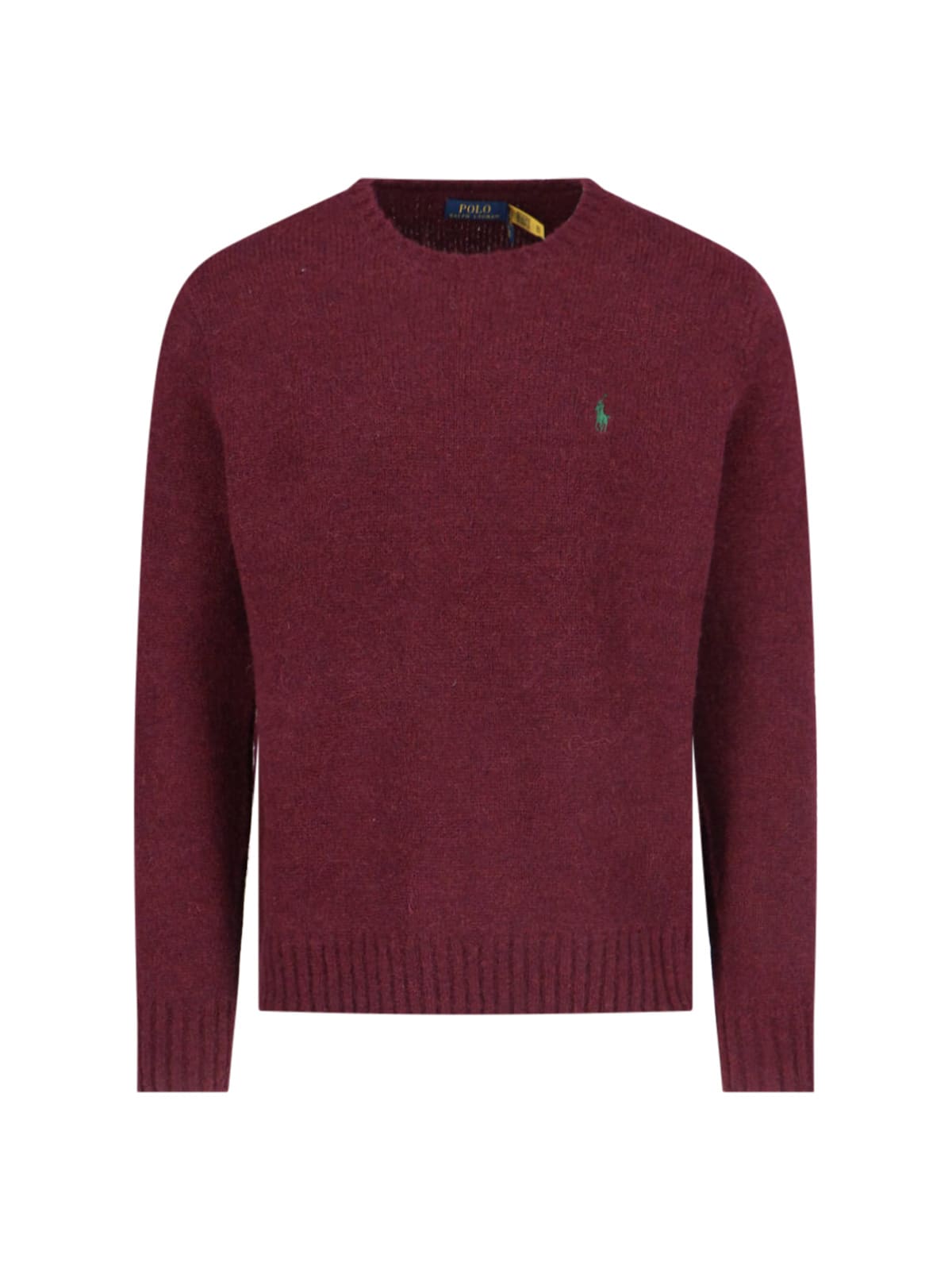 Shop Polo Ralph Lauren Logo Sweater In Red