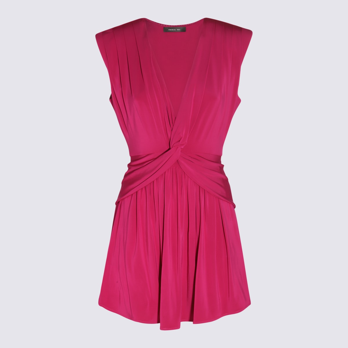 Shop Federica Tosi Bouganville Viscose Stretch Dress