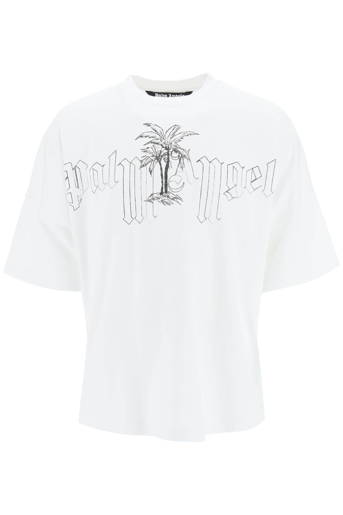 Palm Angels Oversized T-shirt With Seasonal Logo