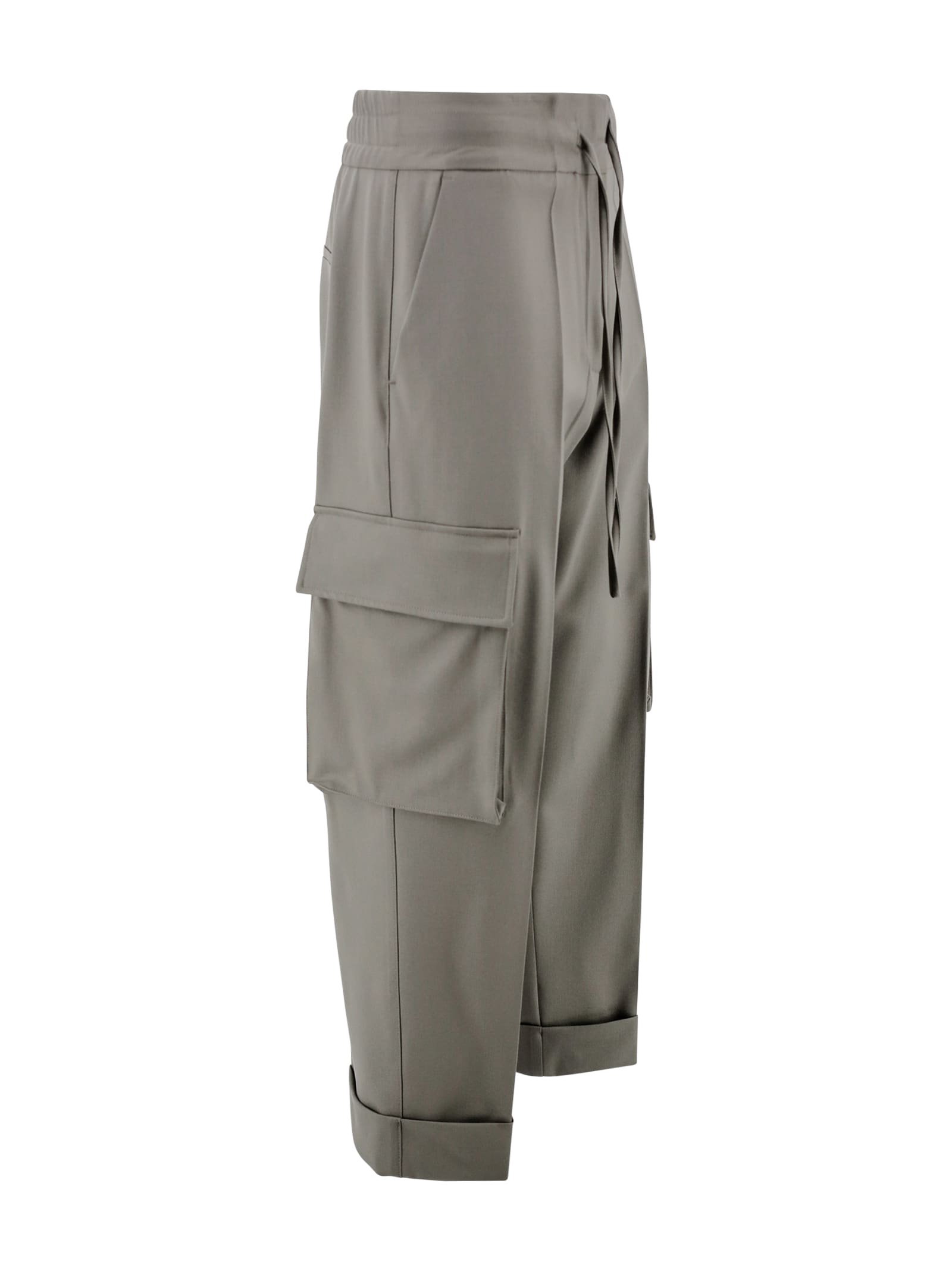 P.a.r.o.s.h Liliuxy Trousers In Pietra
