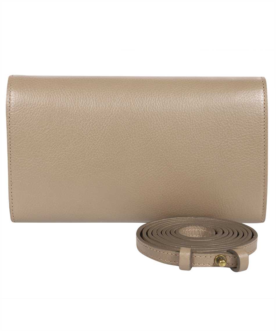 Il Bisonte Leather Clutch In Gray