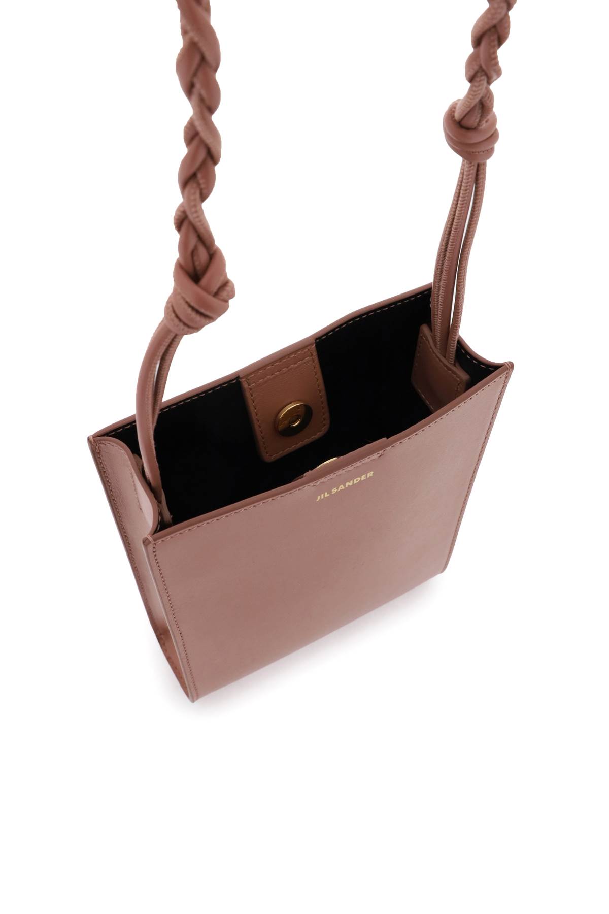 Jil Sander Tangle Small Crossbody Bag In Brown