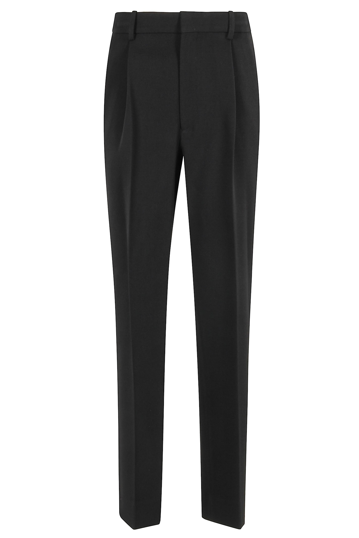 Victoria Beckham Drop-waist Straight Leg Trouser In Black