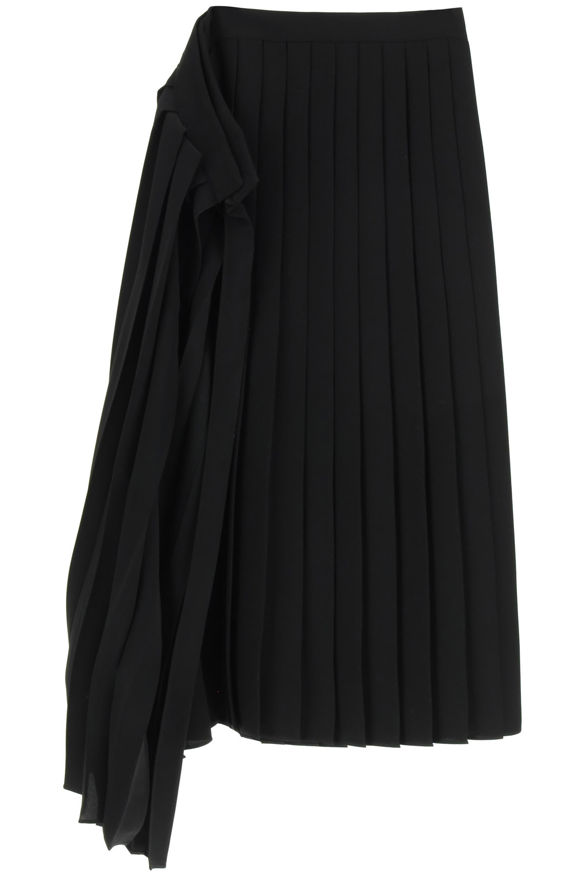 MM6 Maison Margiela Asymmetric Pleated Skirt