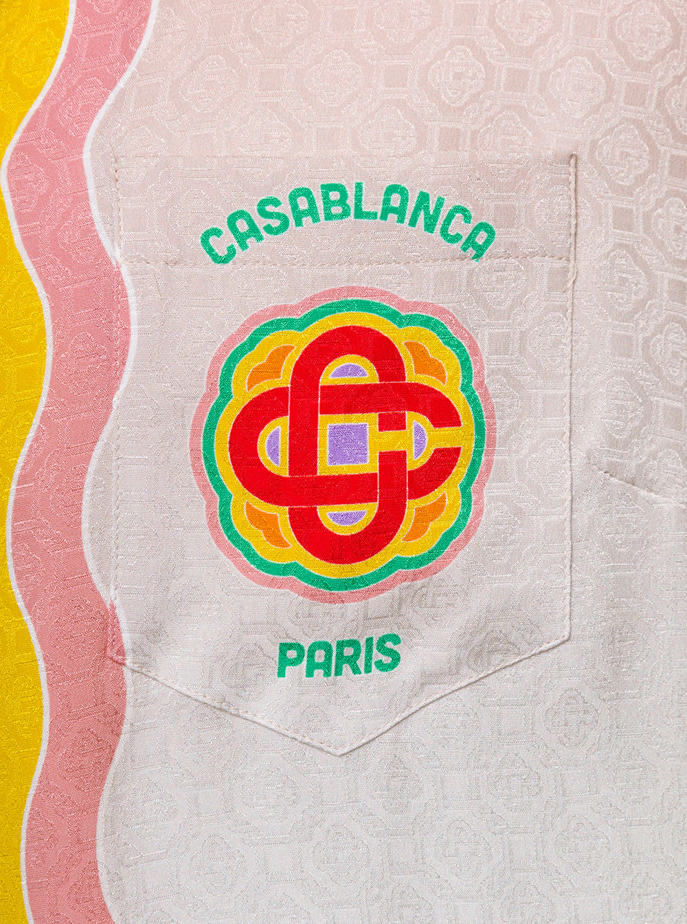 Shirts Casablanca - rainbow monogram shirt - WS23SH01510