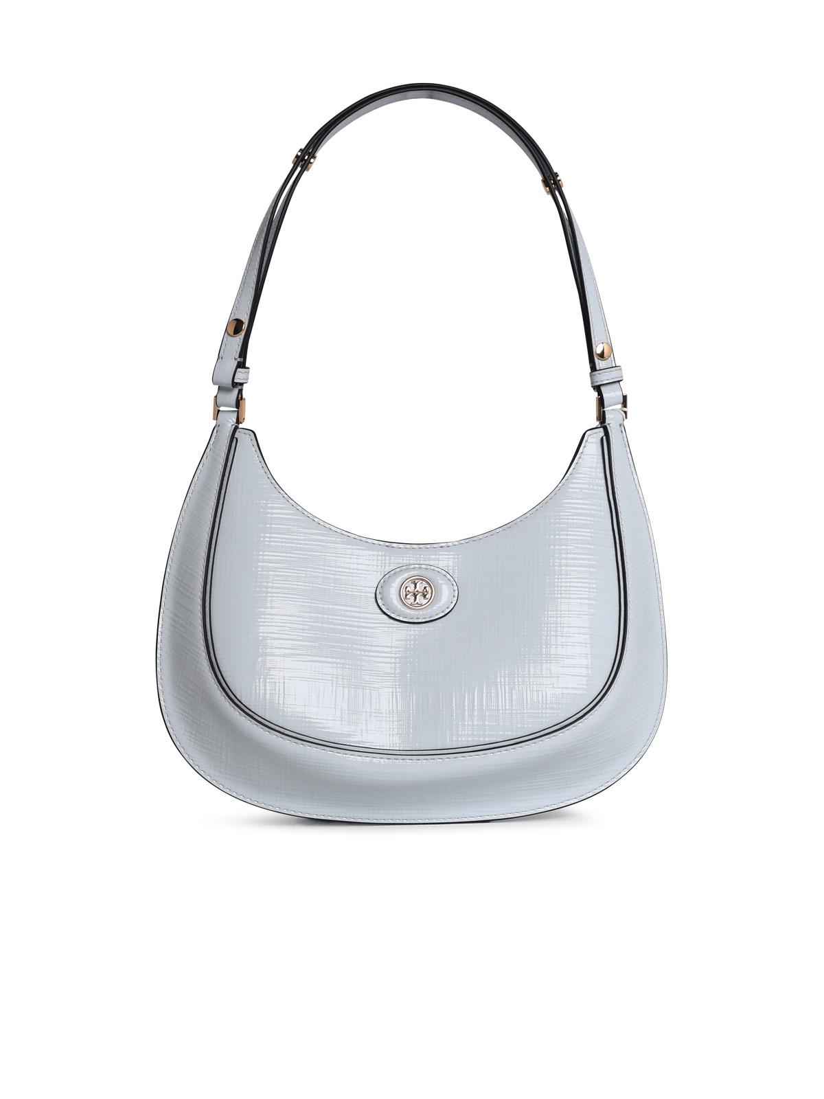 Shop Tory Burch Snip Shoulder Bag In Ice Blue