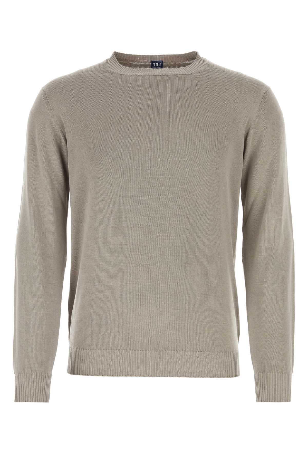 Dove Grey Cotton Sweater