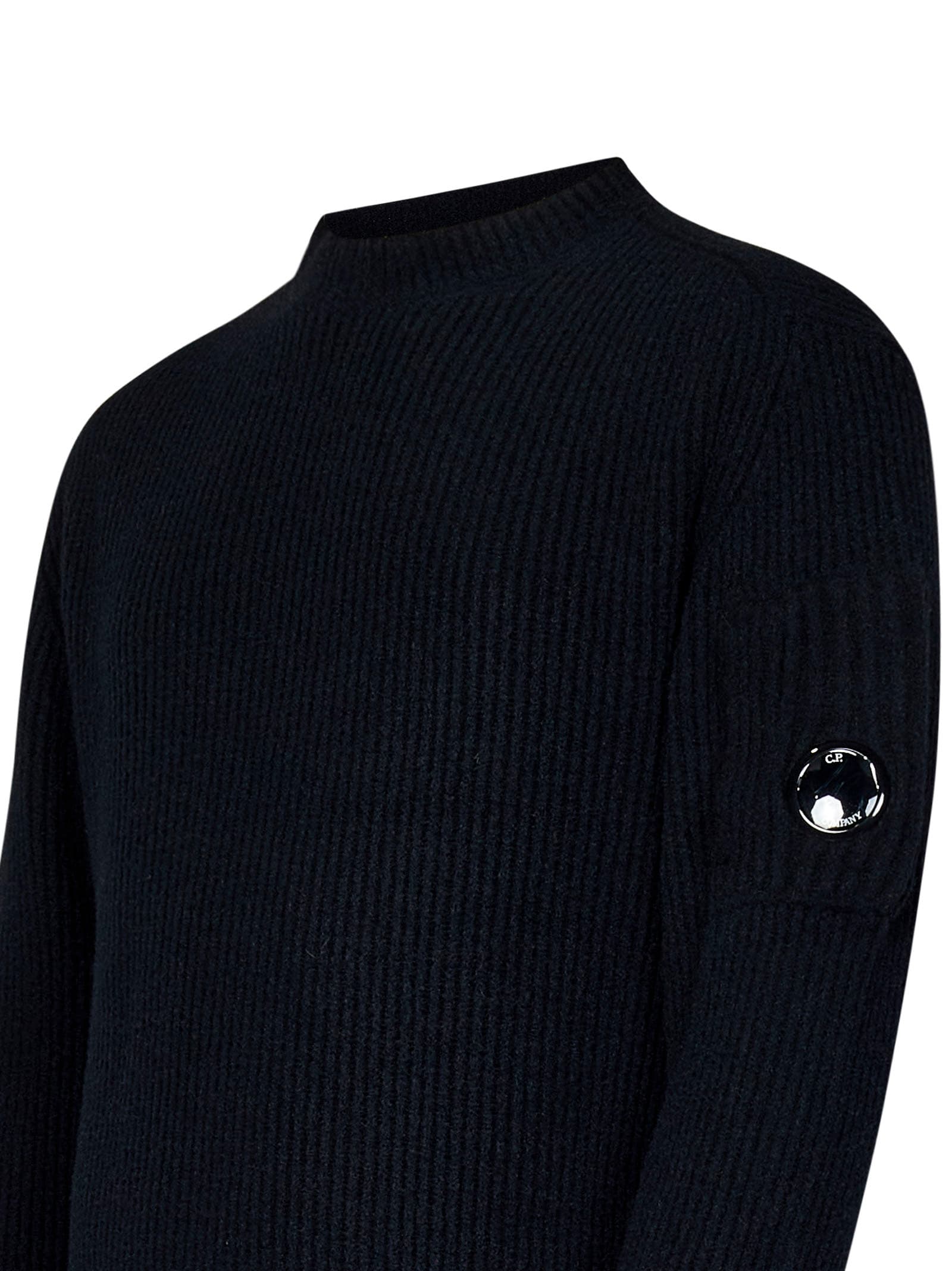 Shop C.p. Company Sweater In Black