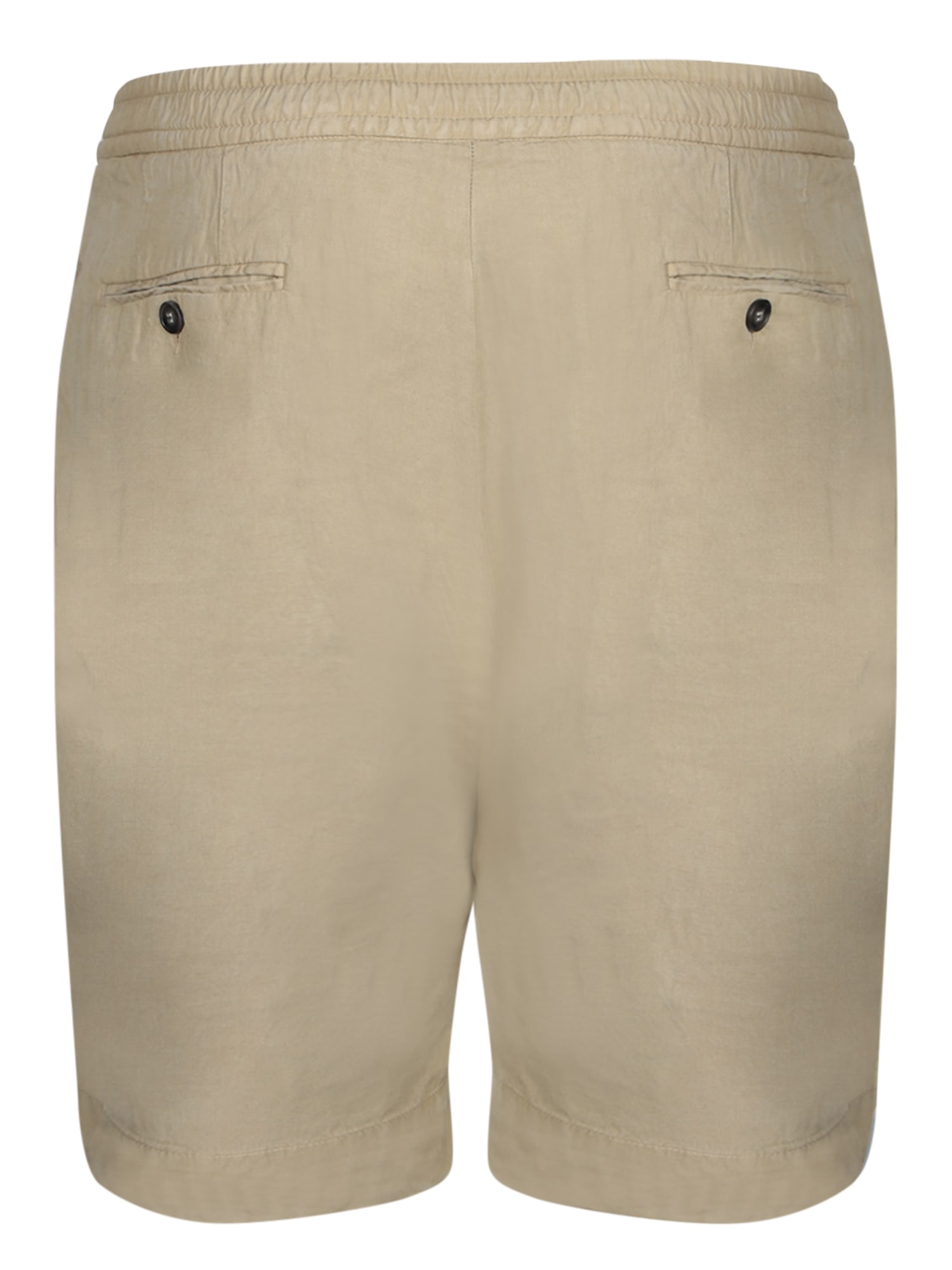 OFFICINE GENERALE PHIL BEIGE BERMUDA SHORTS
