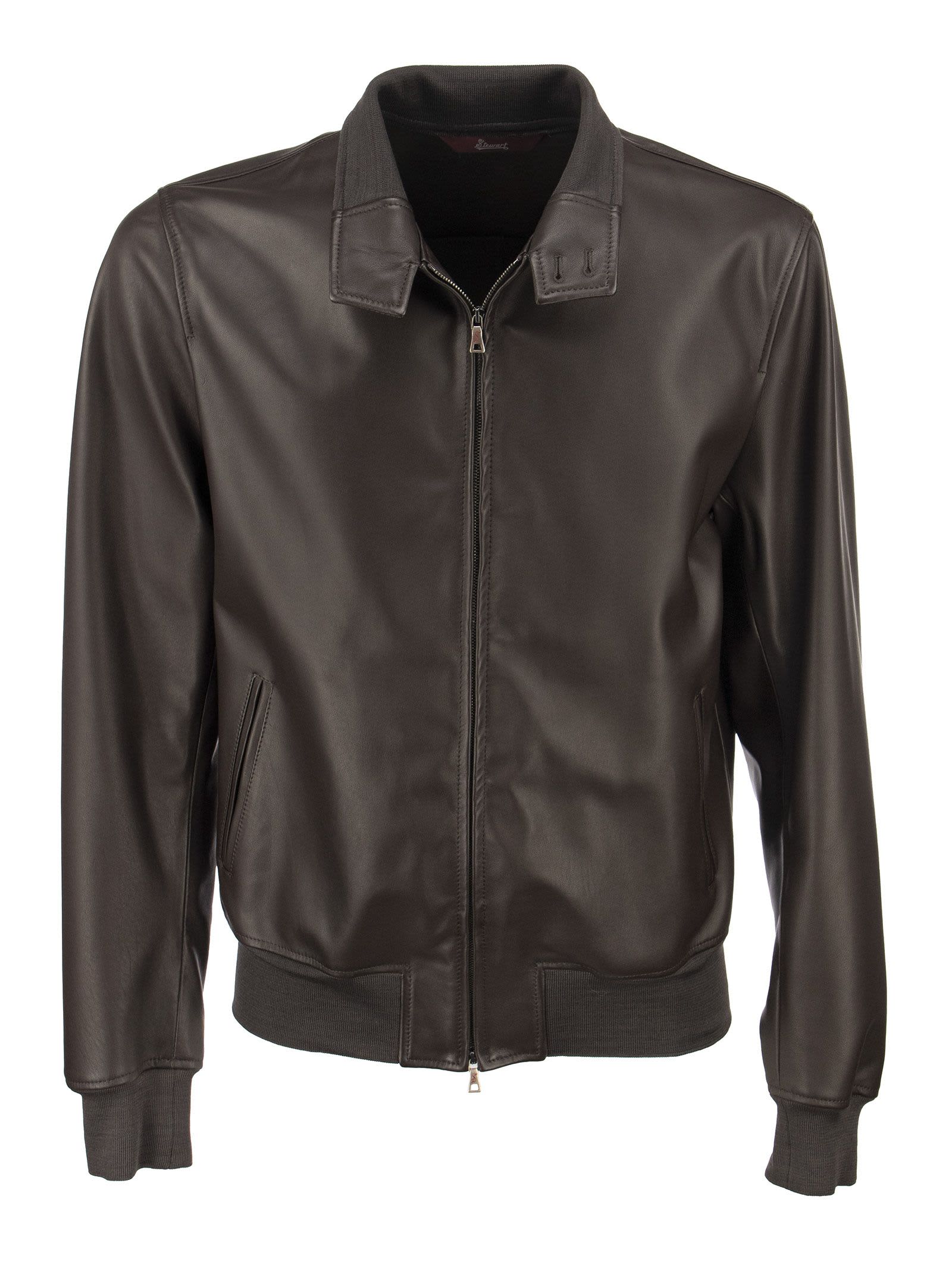 Stewart Etere-slim - Genuine Lambskin Leather Jacket