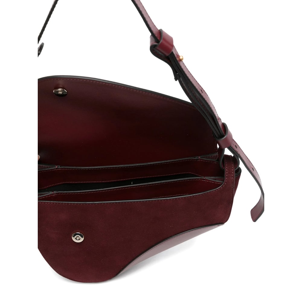 Neous Leather Shoulder Bag In Brown