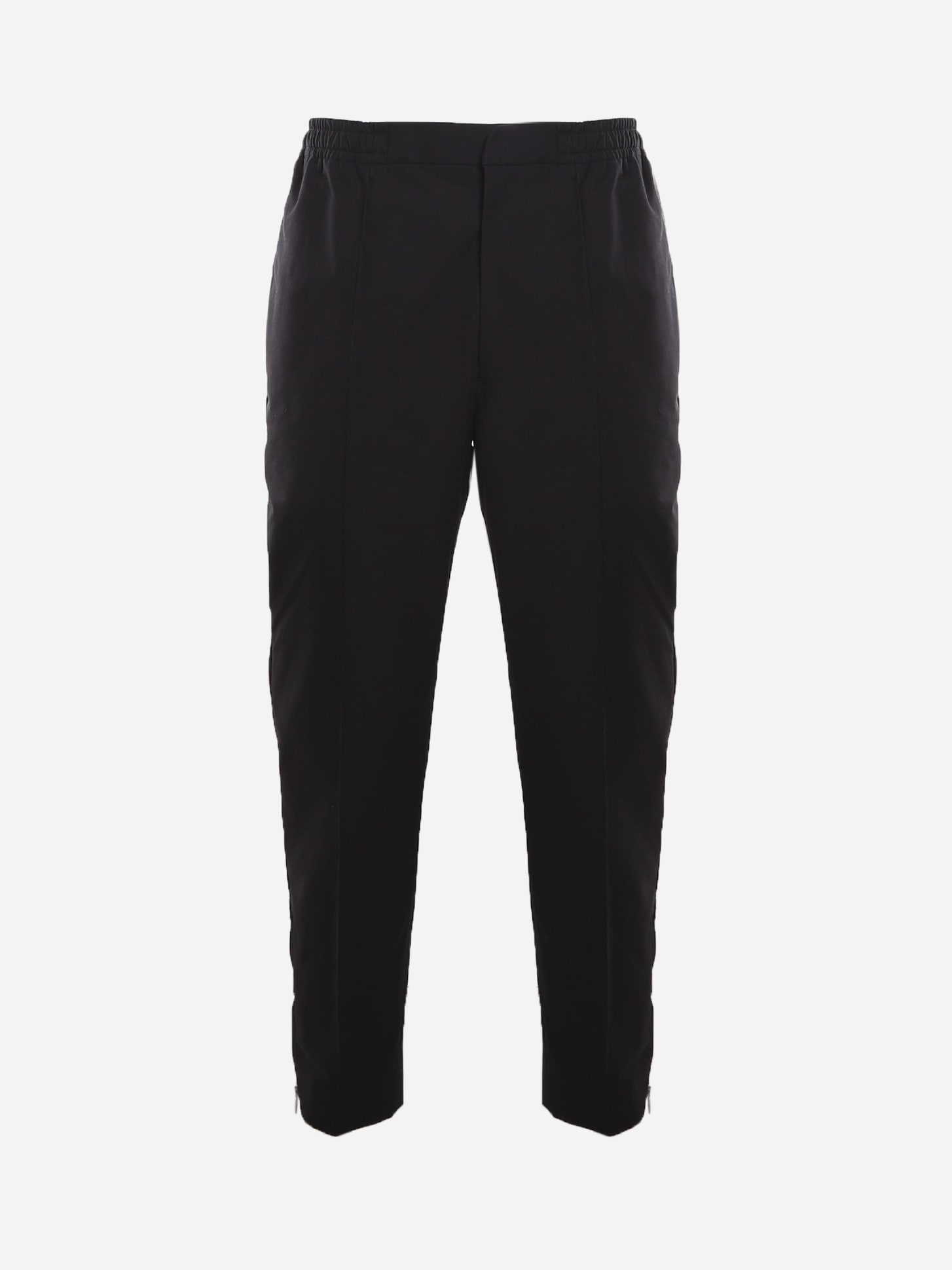 Alexander McQueen Cotton Trousers With Rear Logo Band