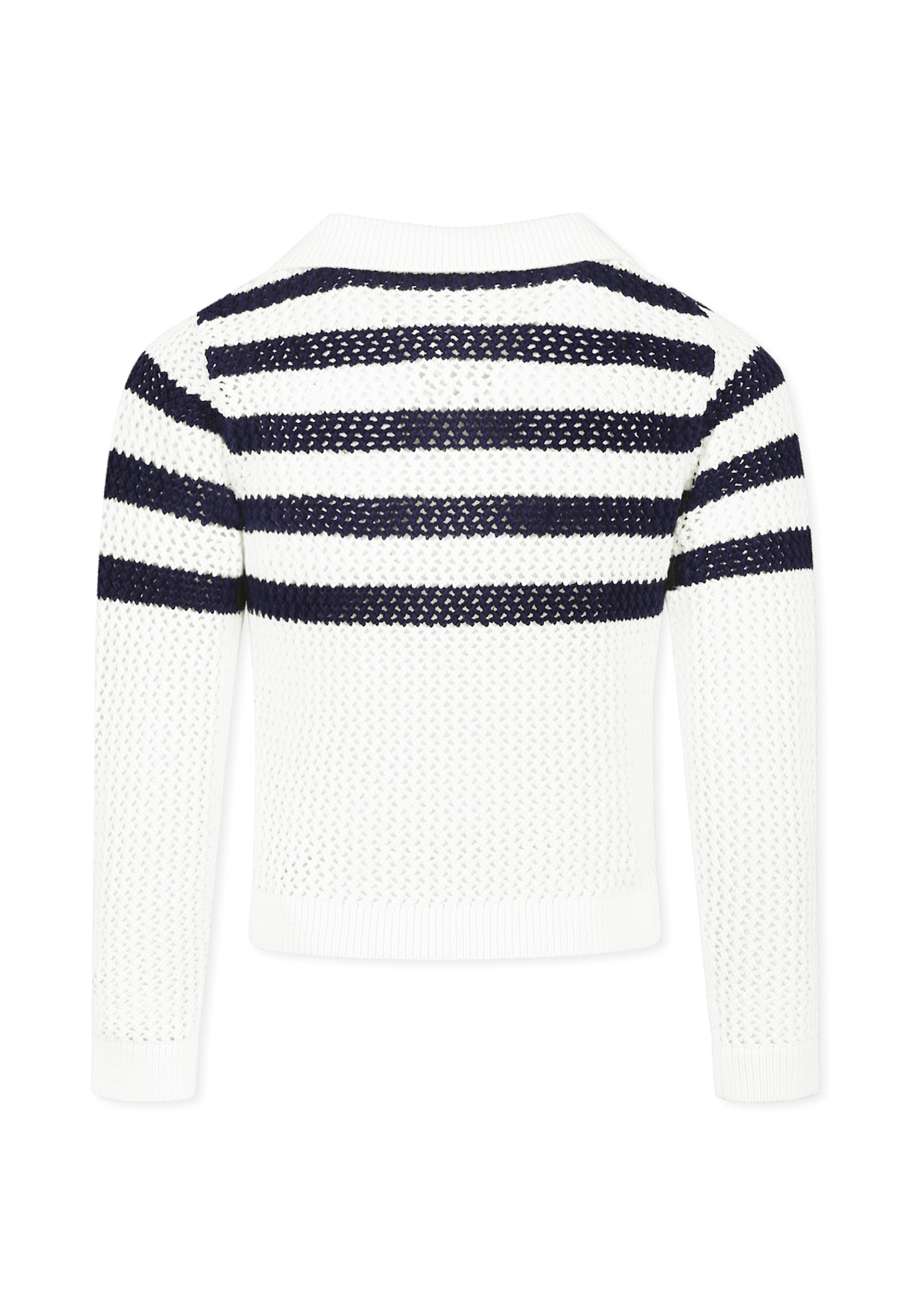 Givenchy White Sweater For Girl With 4g Motif In White