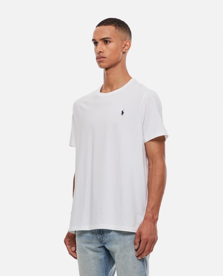 Shop Polo Ralph Lauren Short Sleeve-t-shirt In White