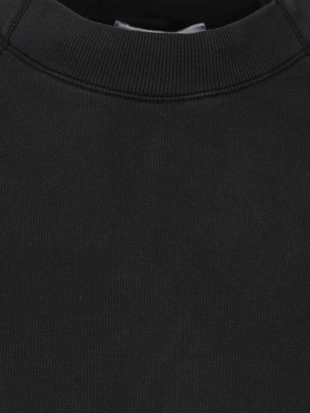 Stone Island Cotton Sweatshirt Sweatshirts Blue In Black
