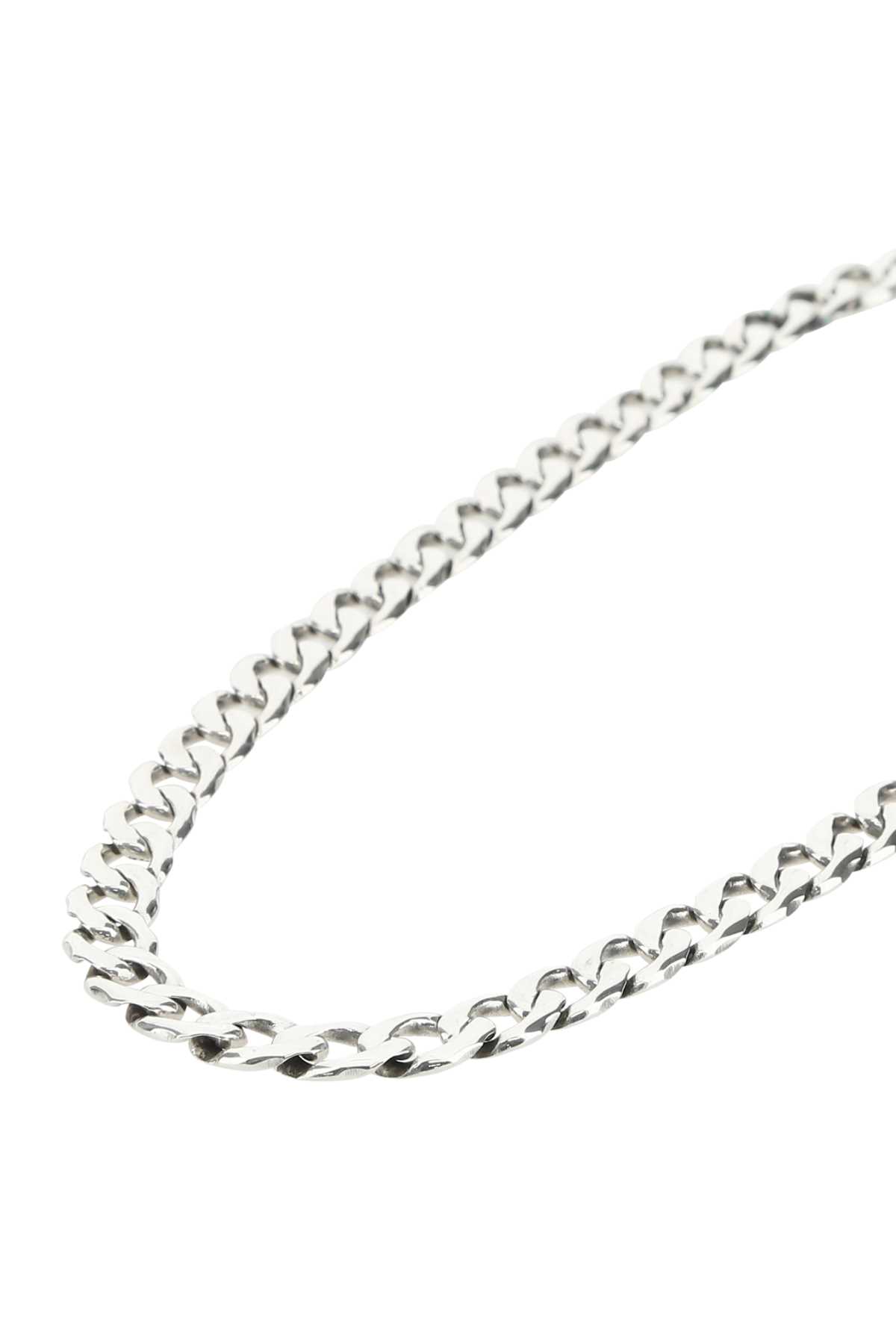 EMANUELE BICOCCHI 925 SILVER EDGE CHAIN NECKLACE 