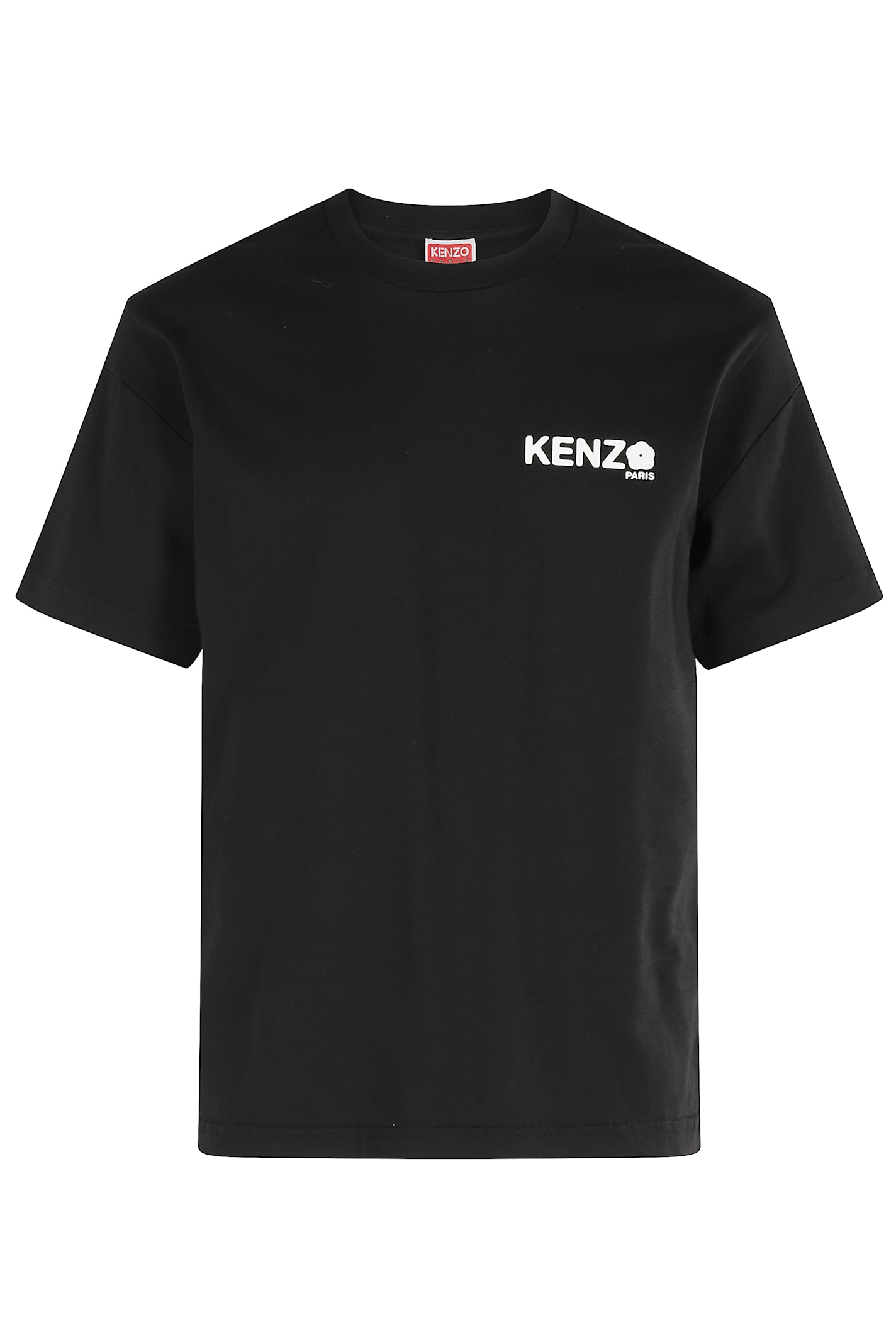 Kenzo Boke Flower 2.0 Classic Cotton Logo Graphic T-shirt In Black