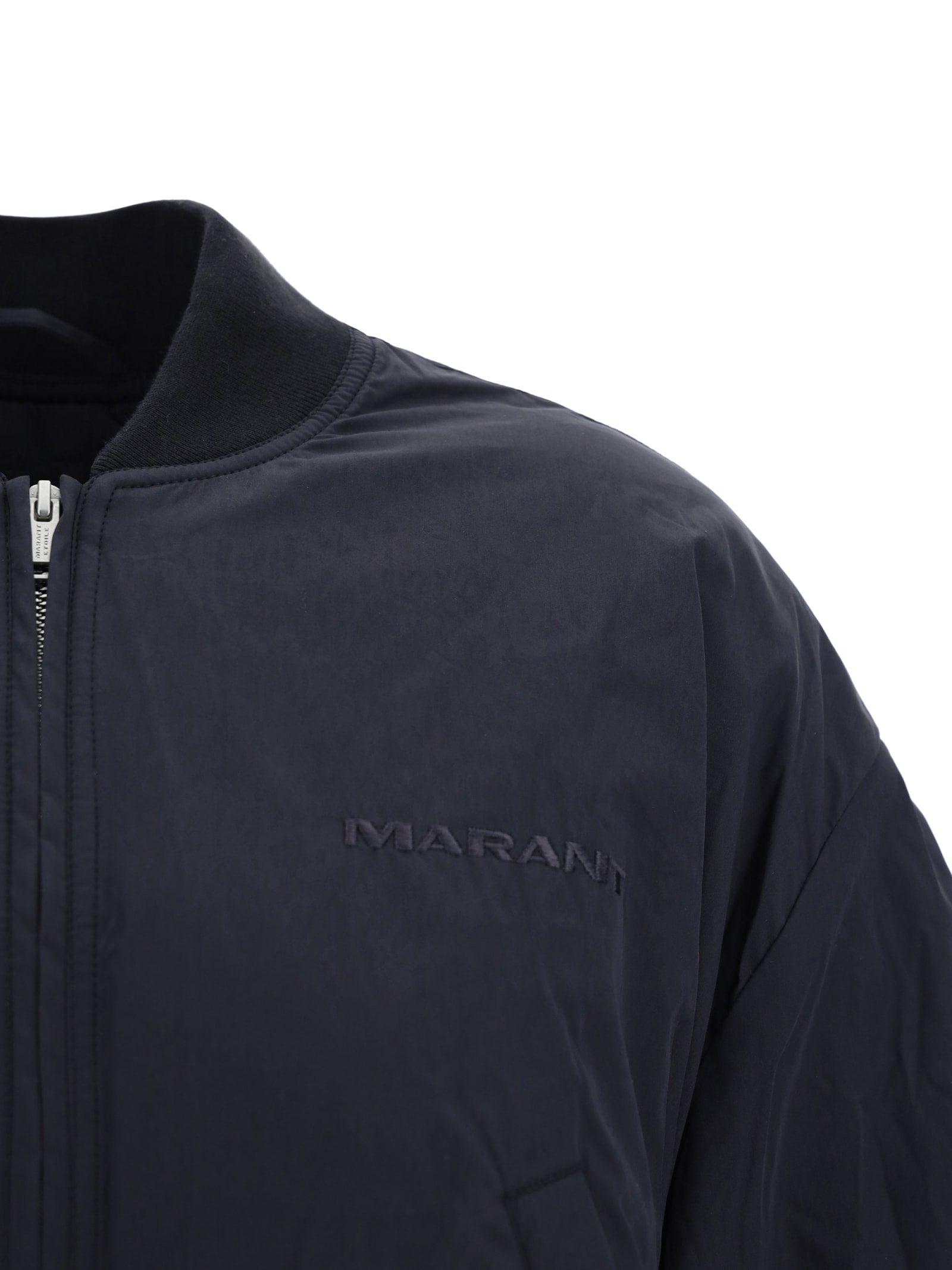 Shop Marant Etoile Bomber Bessime Jacket In Black