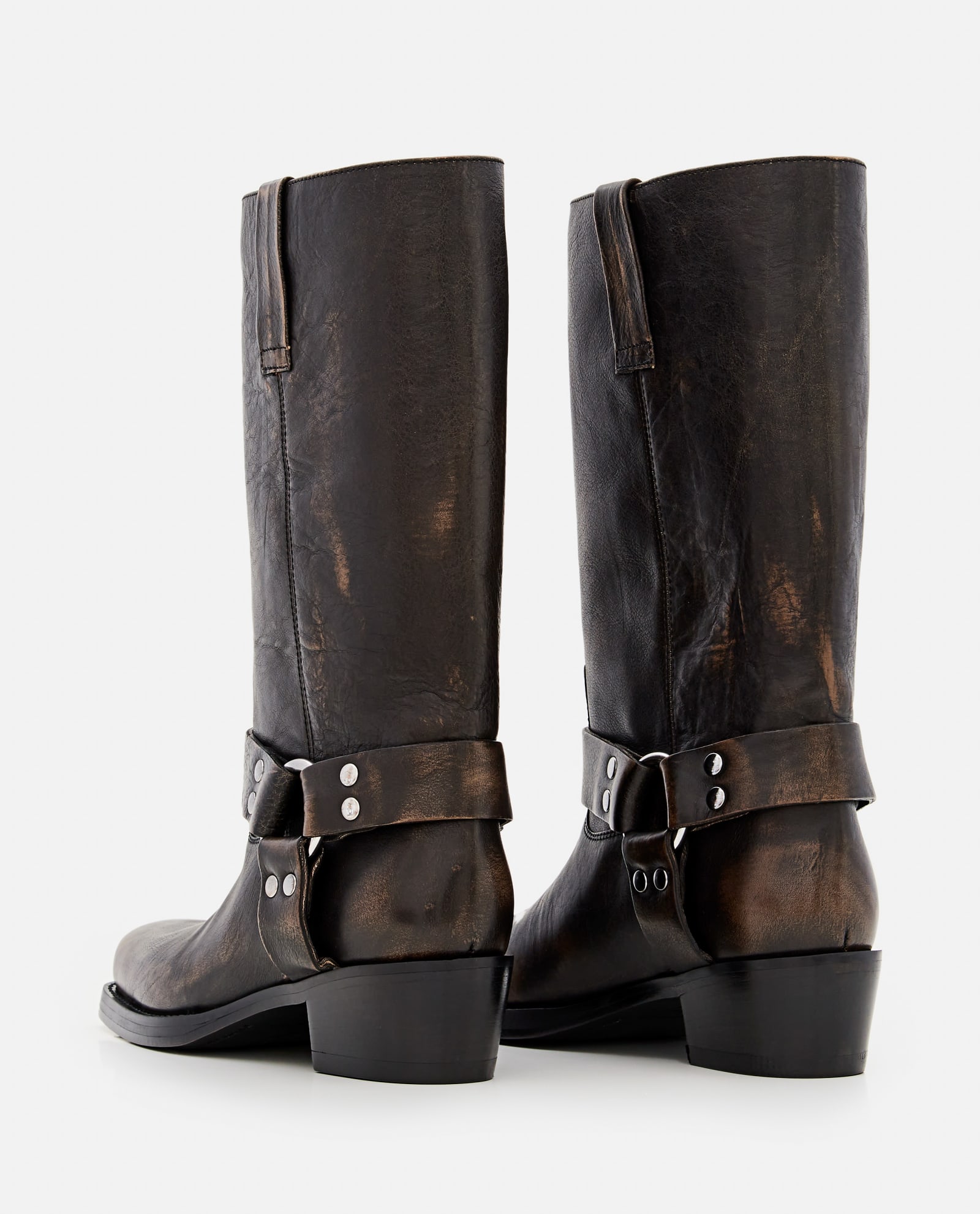 Paris Texas Roxy Brushed Leather Boots