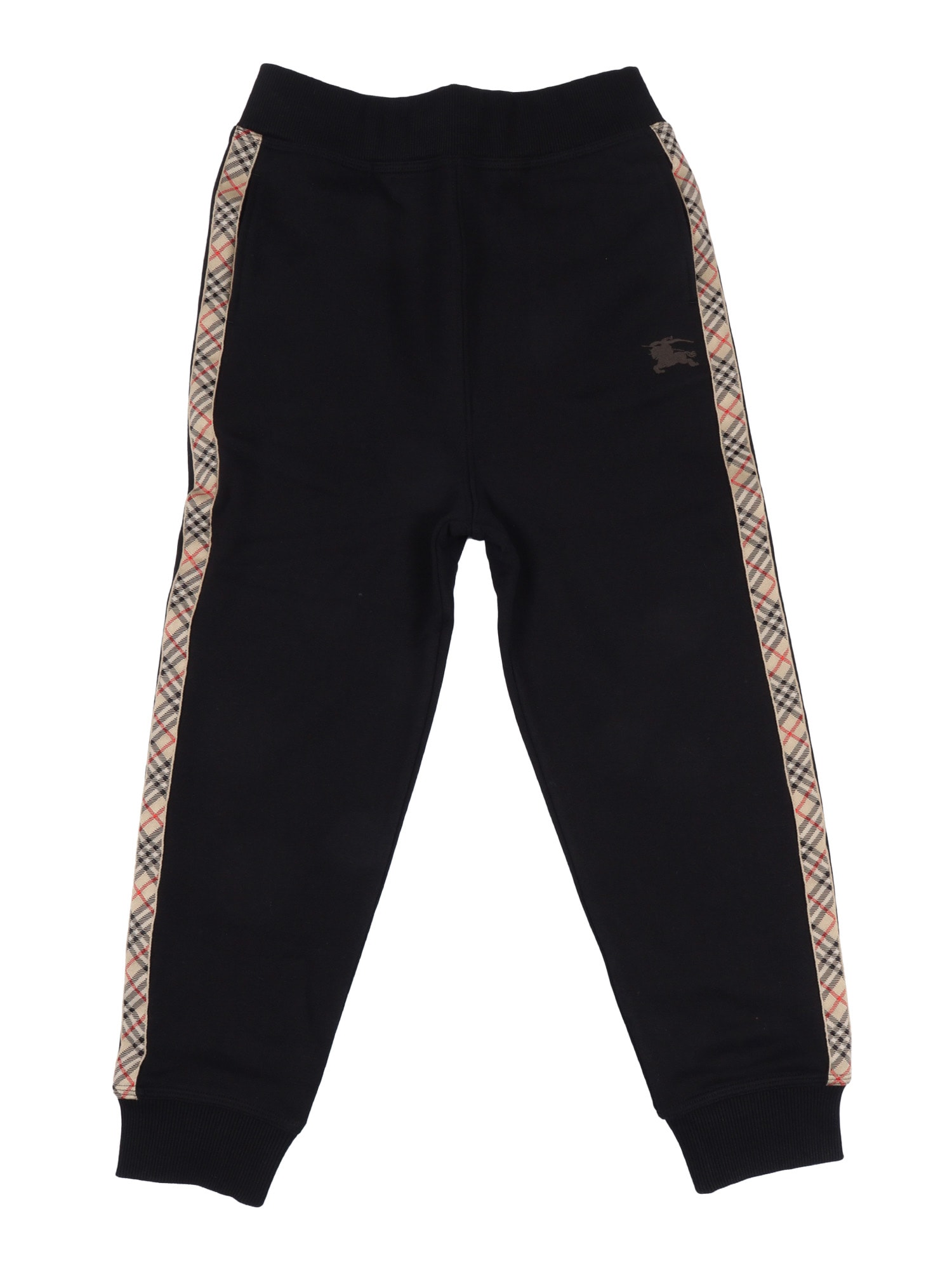 Burberry Kid Boy Jersy Trsrs In Black