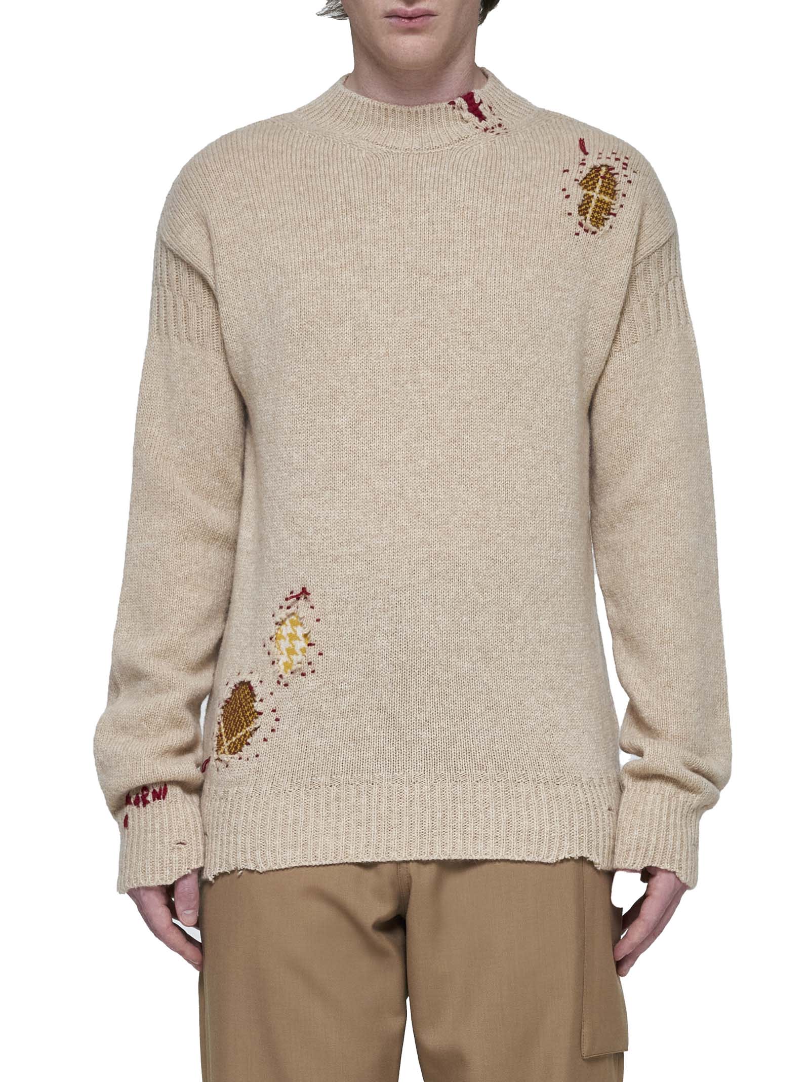 Shop Marni Sweater In Moccasin