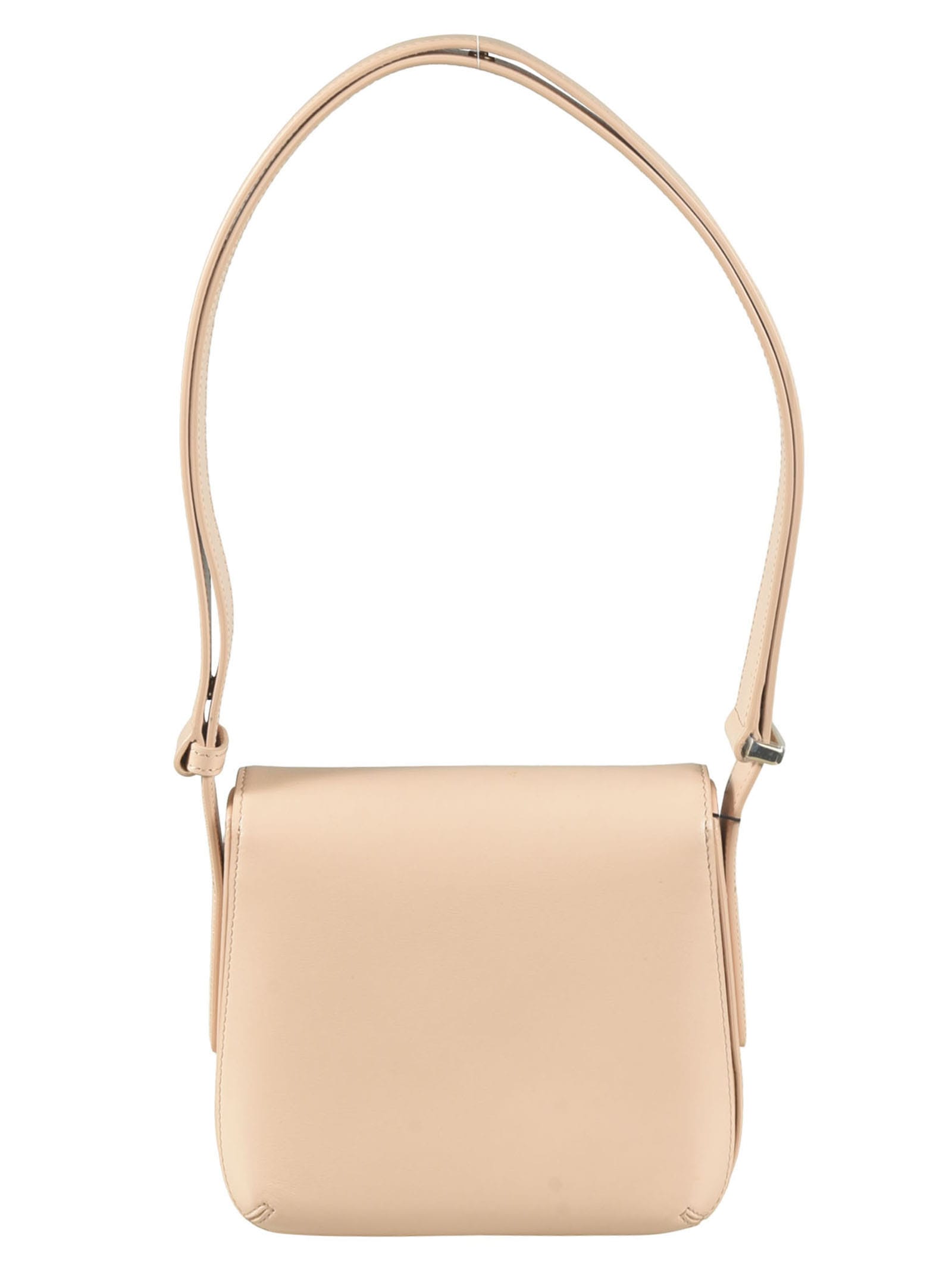 Shop Giorgio Armani Logo Flap Shoulder Bag In 80053