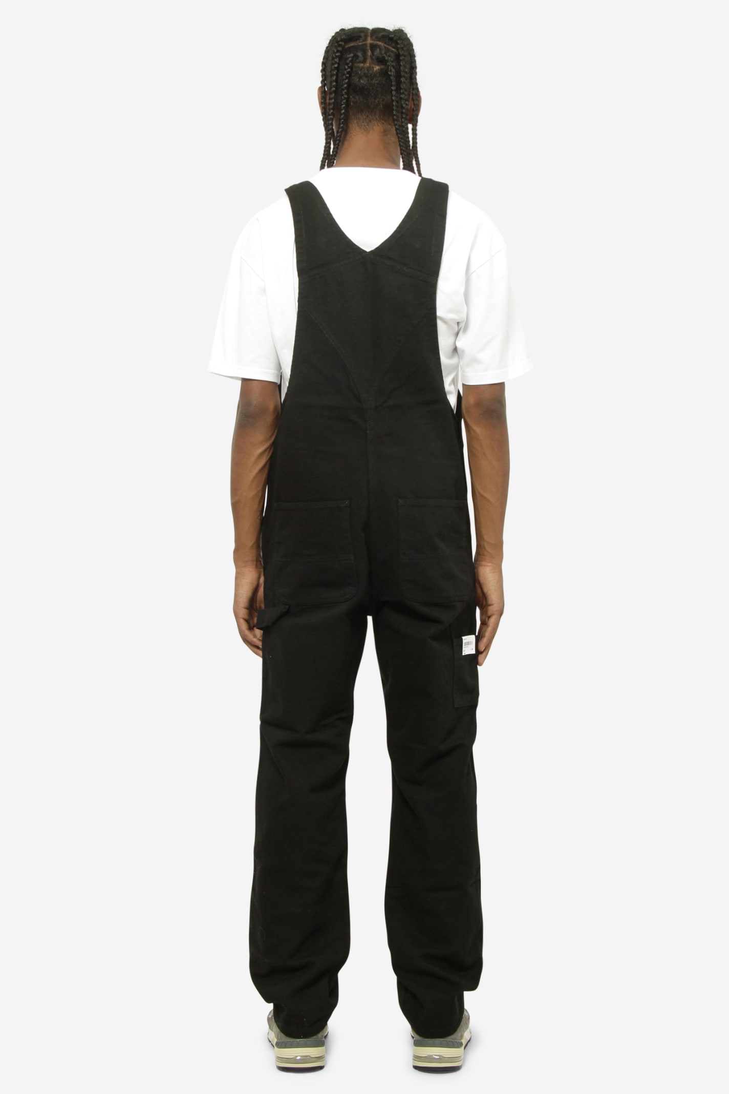 Shop Carhartt Bib Overall Suit In Black